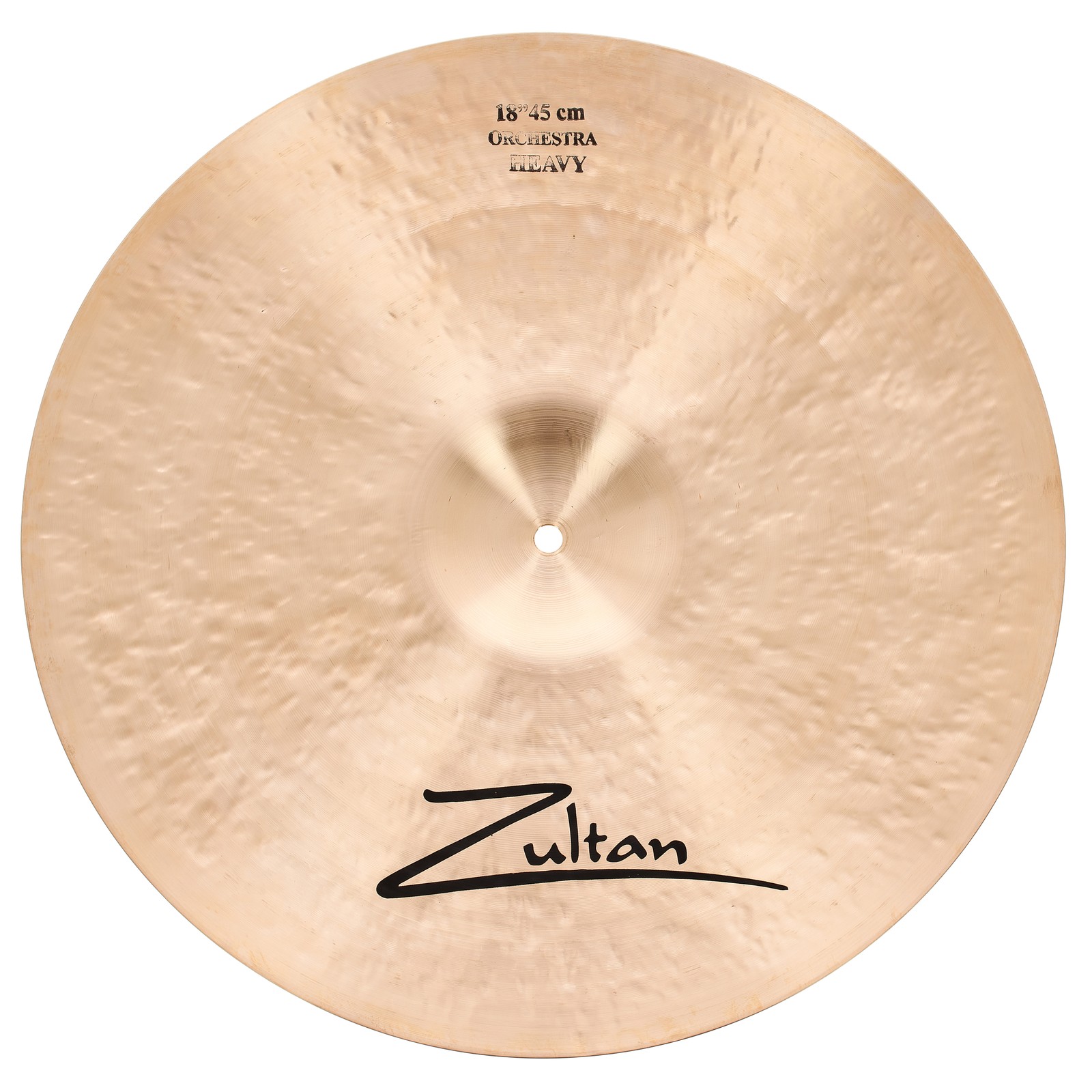 Unterseite eines Zultan 18" Orchestra heavy Orchesterbeckens