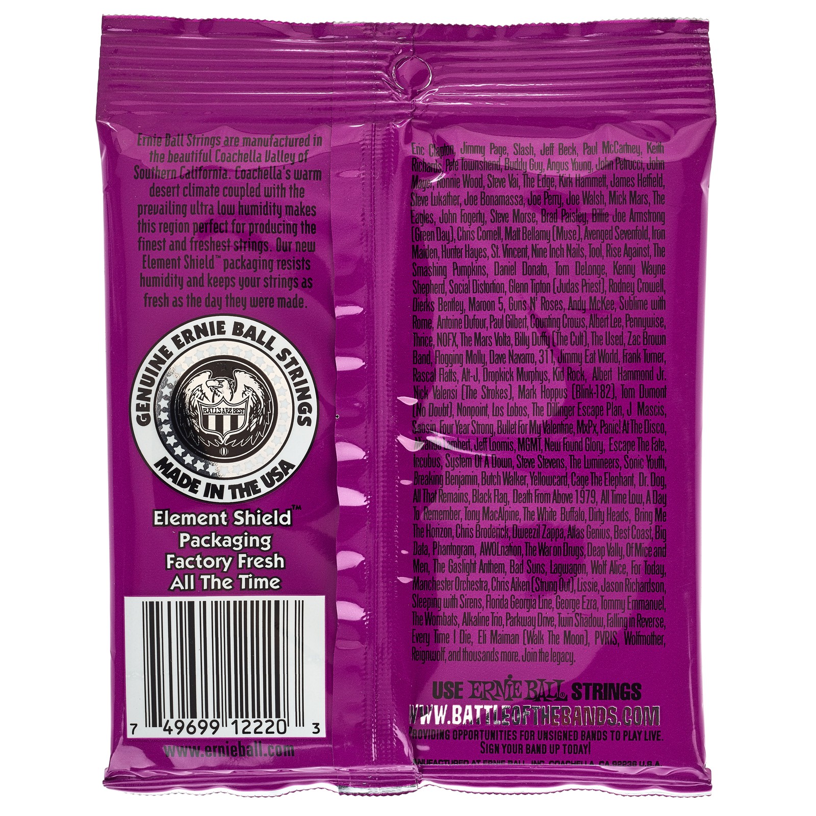Ernie Ball Power Slinky 2220 E-Gitarren Saiten Satz