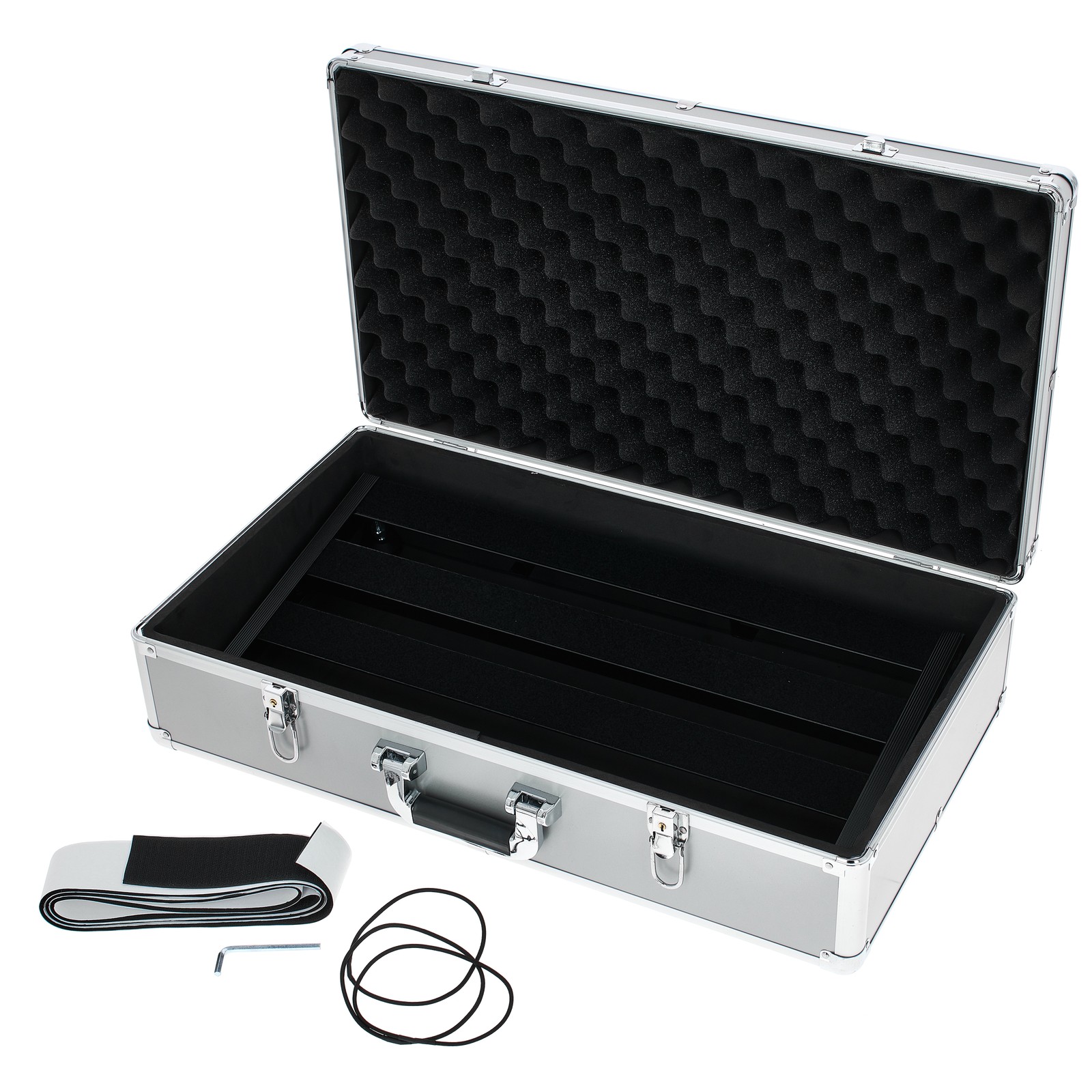Harley Benton SpaceShip 60 Pedalboard mit Koffer und Zubehör