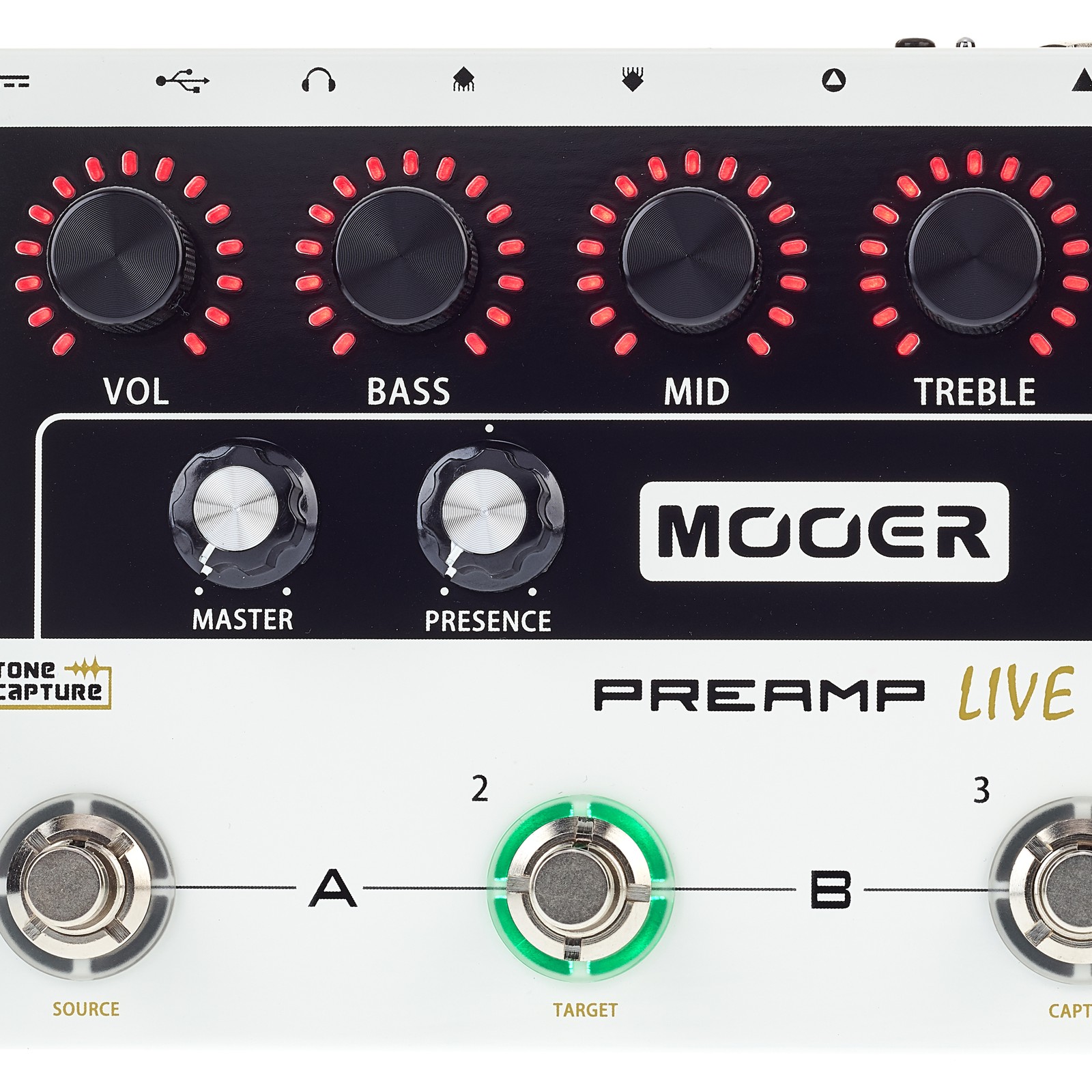 Mooer Micro Preamp Live, Detail