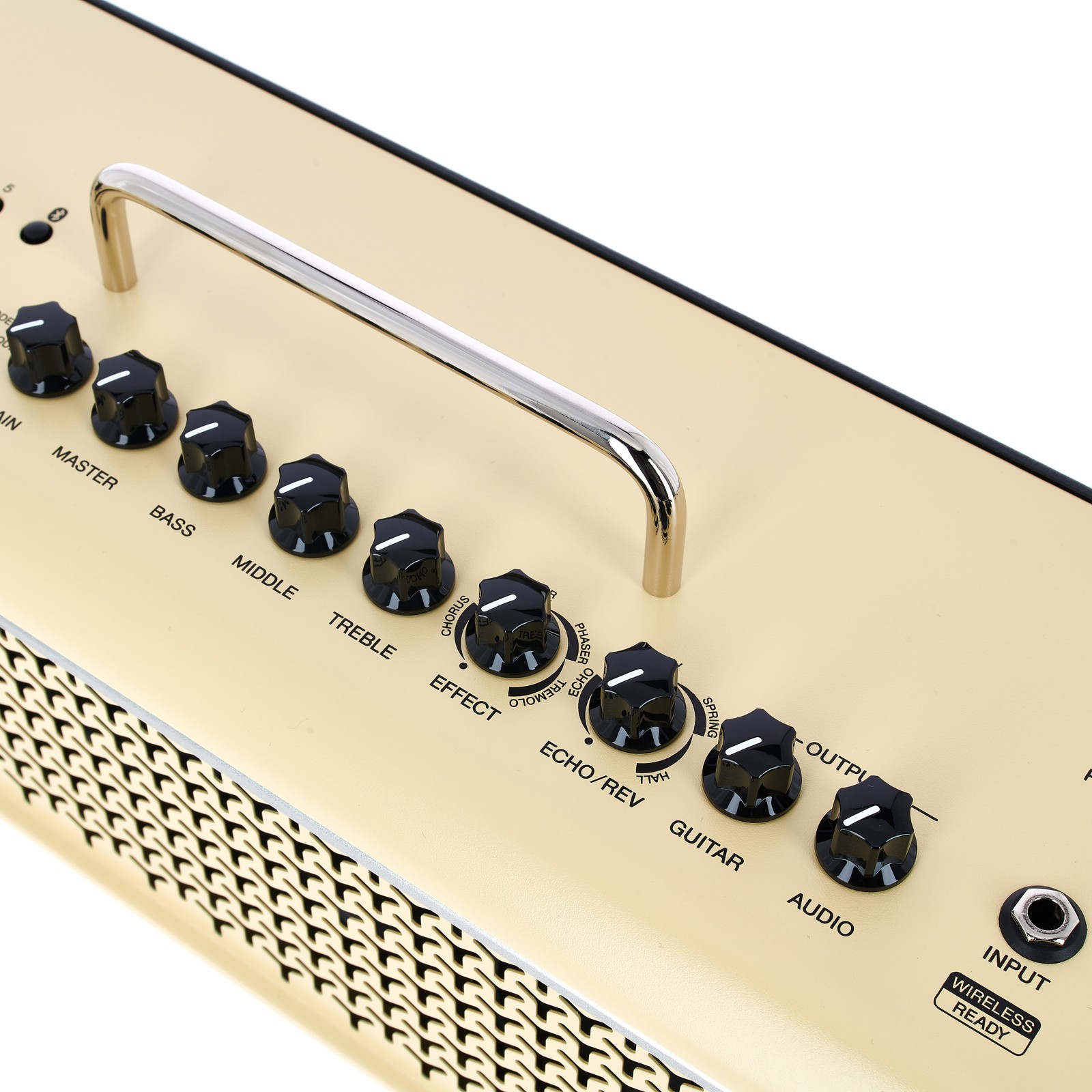 Potards et égaliseur sur le Yamaha THR30IIW