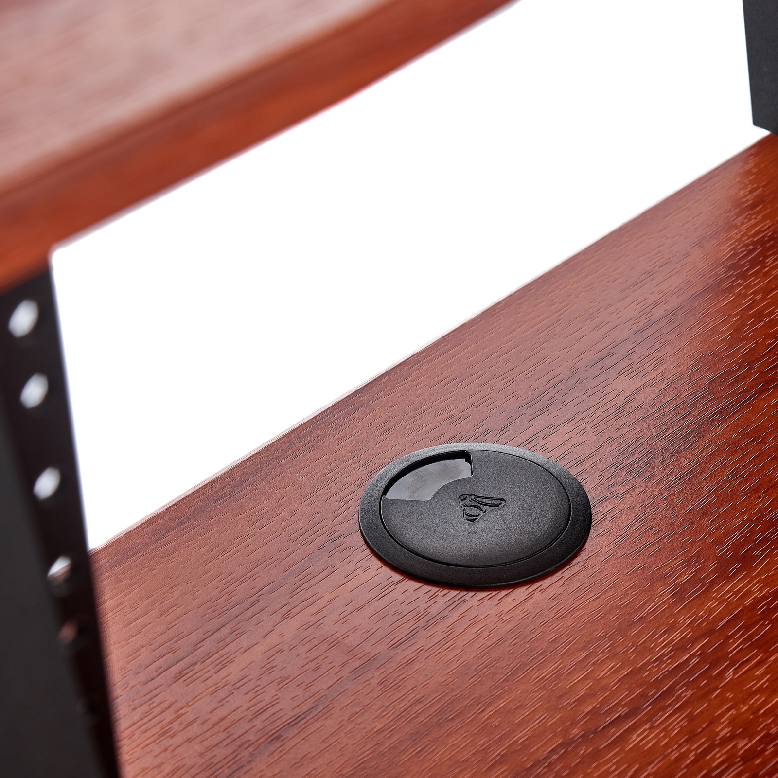 Cable port on the Millenium SD-120 C StudioDesk