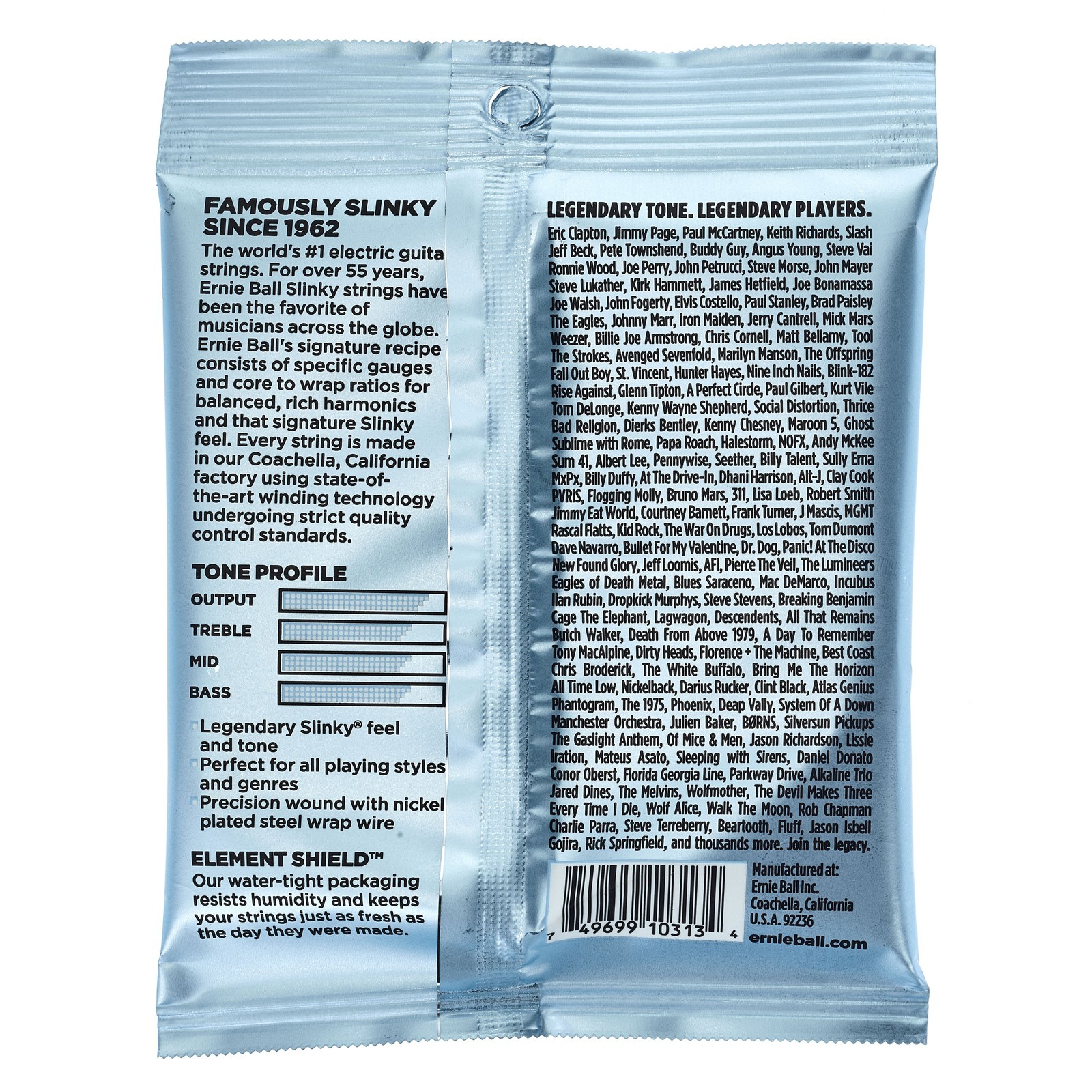 Ernie Ball Primo Slinky Set of strings for electric guitar