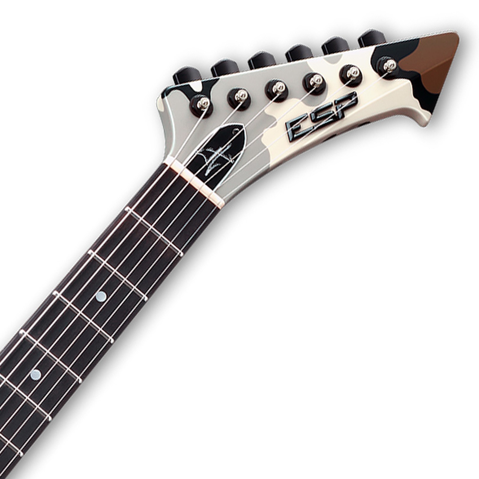 Spitze ESP E-Gitarren Kopfplatte