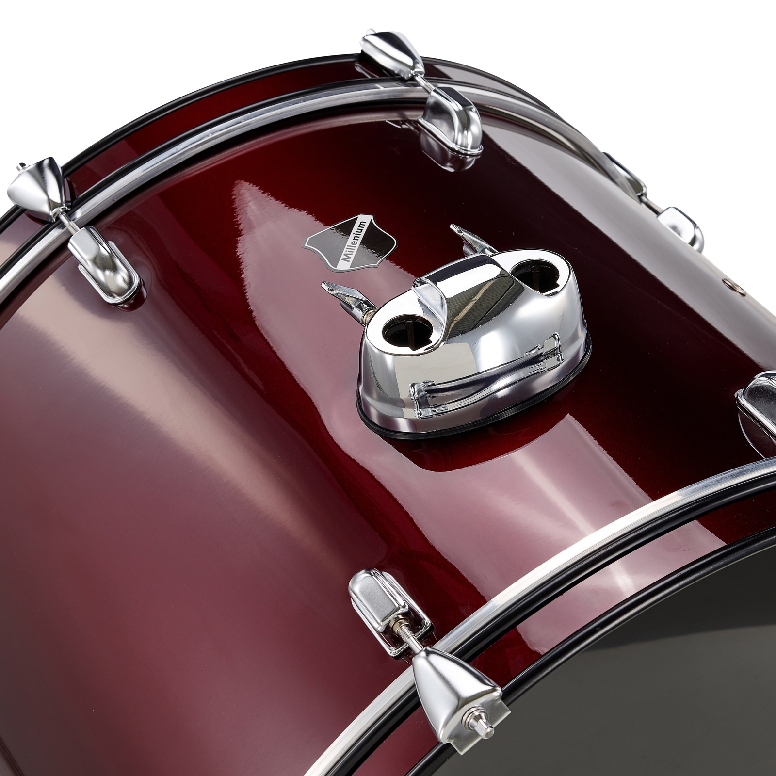 Millenium Bassdrum Spannreifen mit Spannklauen