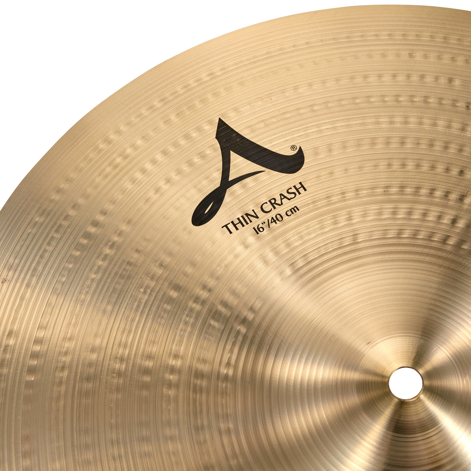 Oberfläche des Zildjian 16" A-Series Thin Crash