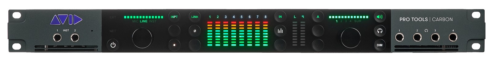 Frontansicht des Avid Pro Tools Carbon