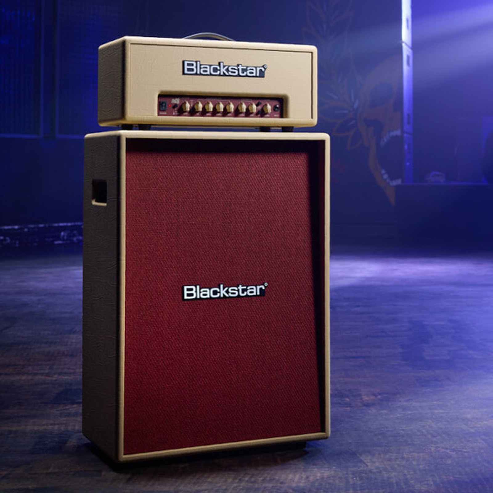 Blackstar Debut 212V 2x12 Box Beige mit Debut 100RH Topteil