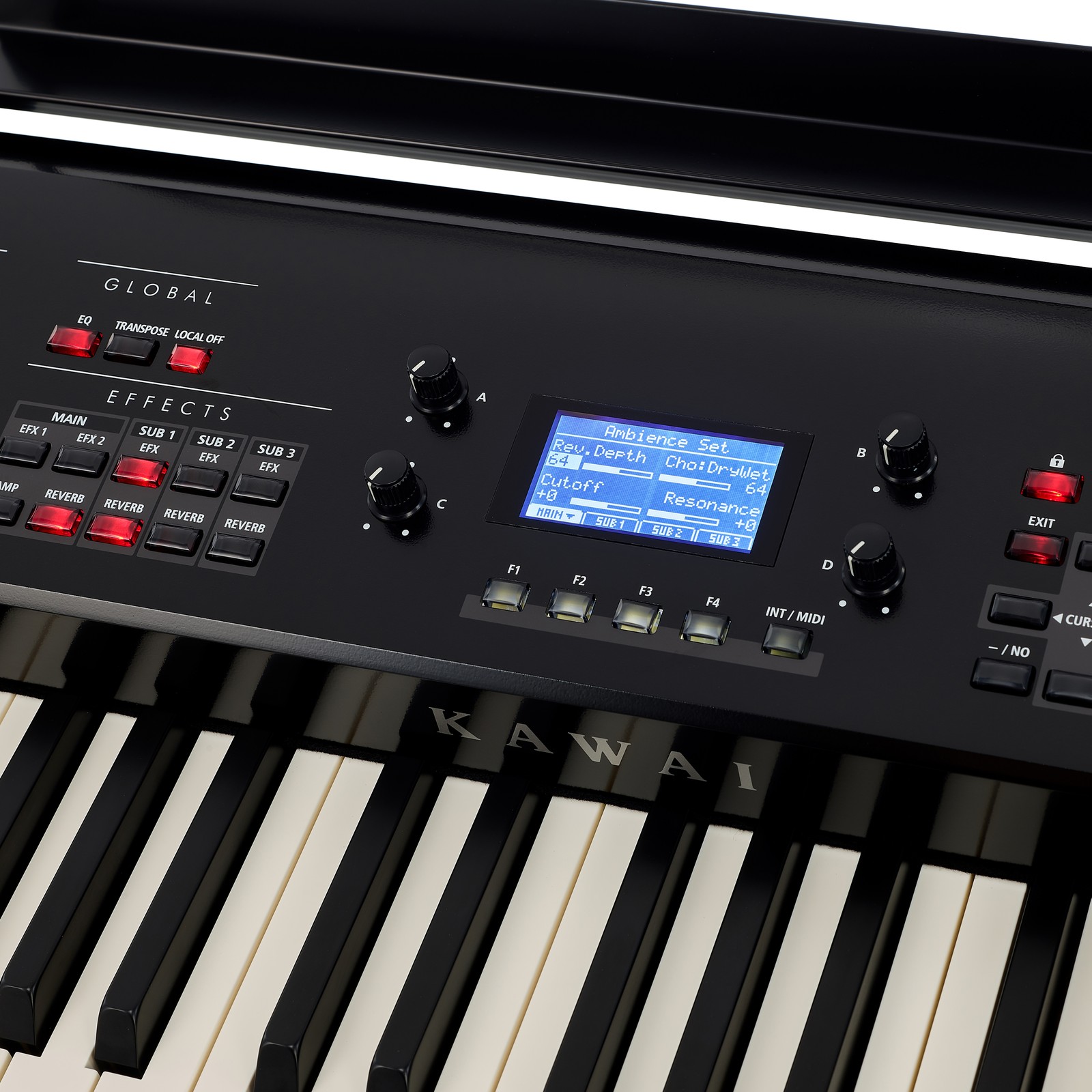 Display of the Kawai MP-7 SE Stage Piano