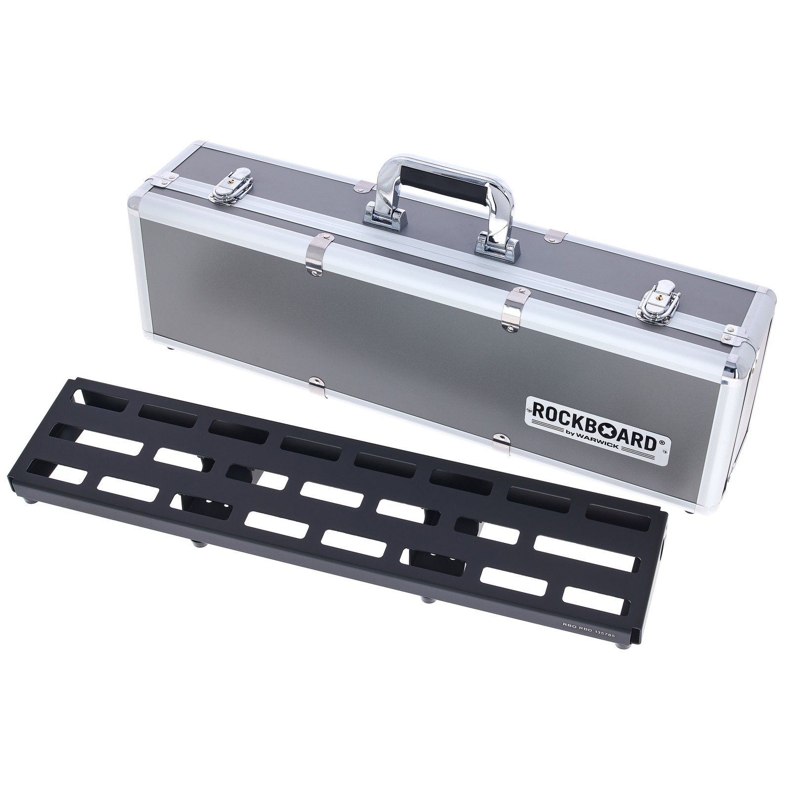 RockBoard DUO 2.2 Pedalboard with Flight Case