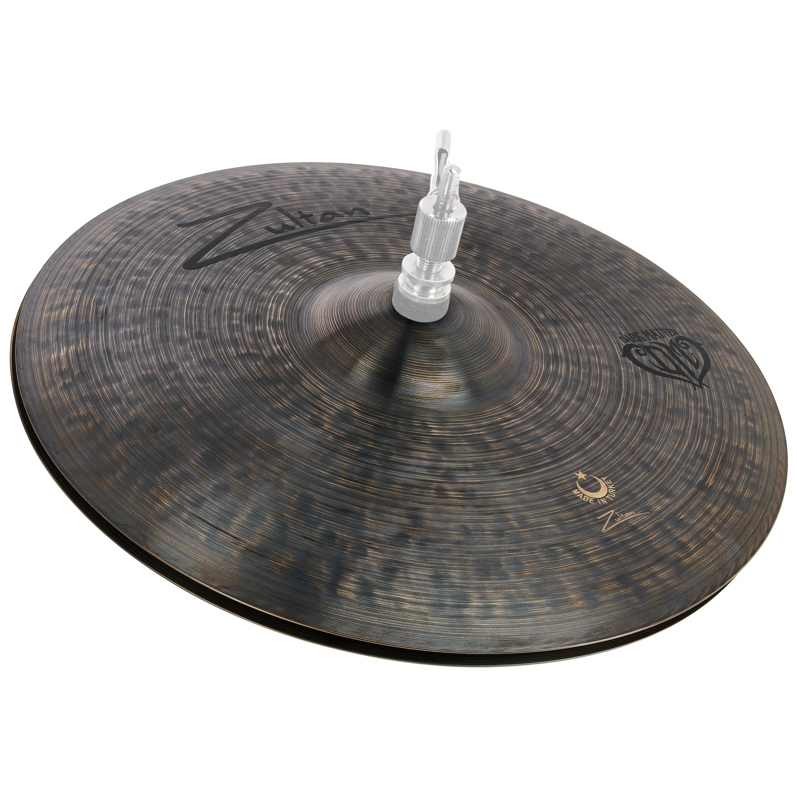 Zultan 13" Hi-Hat Medium Dark Matter Oberseite