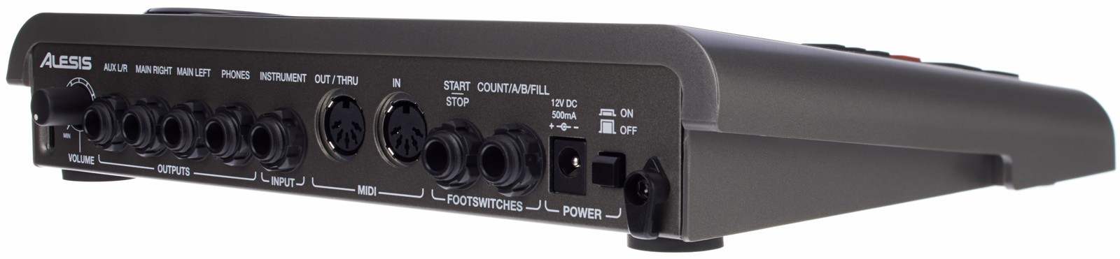Alesis SR18 Drum Computer von hinten