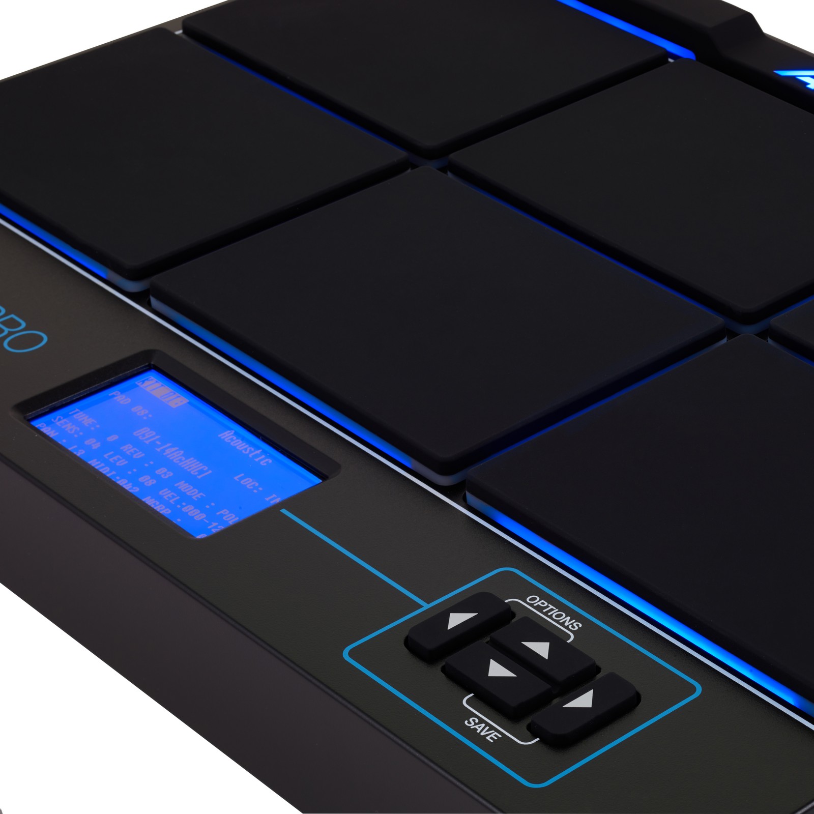 Detailansicht des Alesis Samplepad Pro Percussion E-Drum Pad