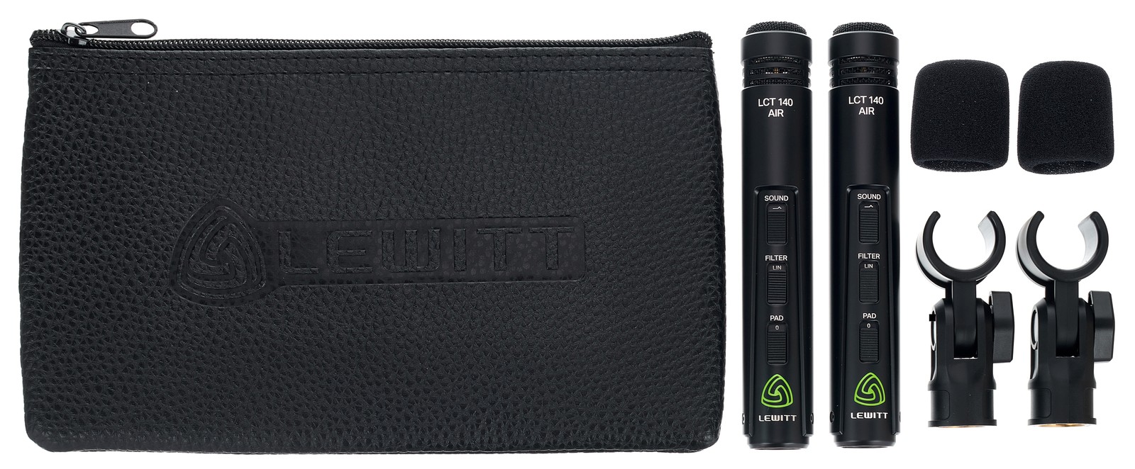 Lewitt LCT 140 AIR microphone with accessories