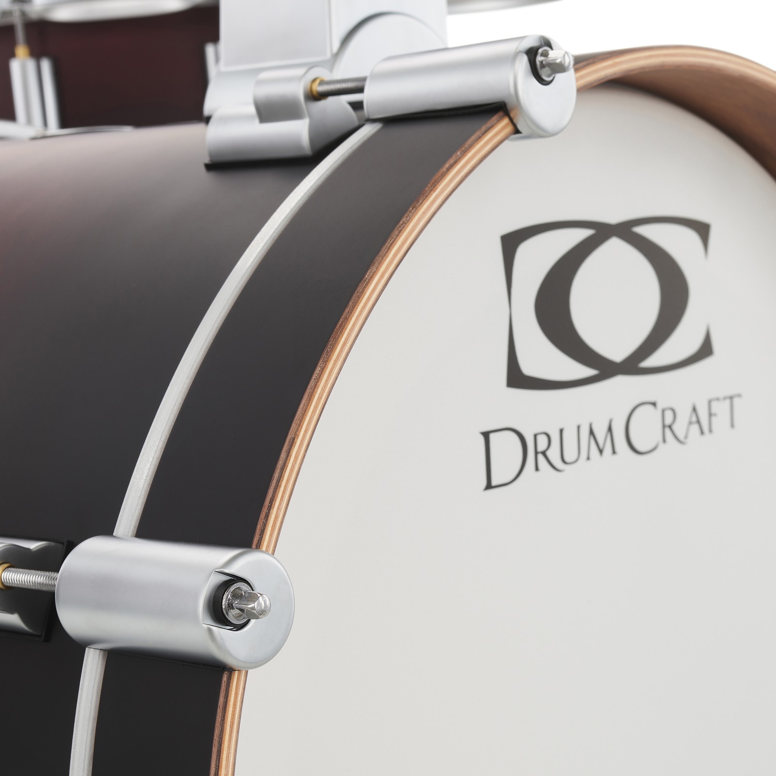 DrumCraft Bassdrumfell mit Herstellerlogo
