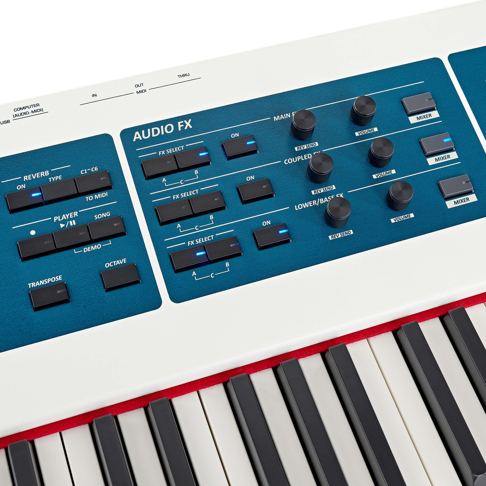 Controls of Dexibell Vivo S4 Stage Piano
