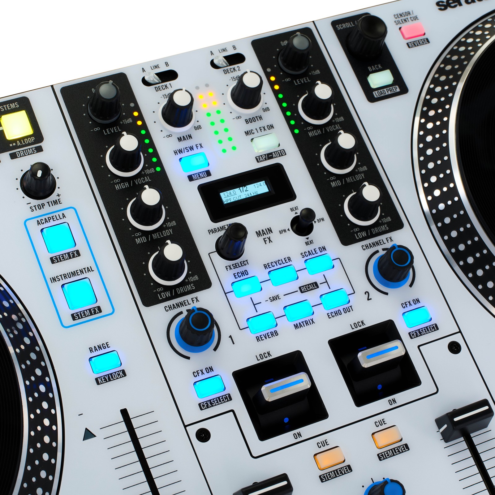 Bedienoberfläche des Rane One MKII