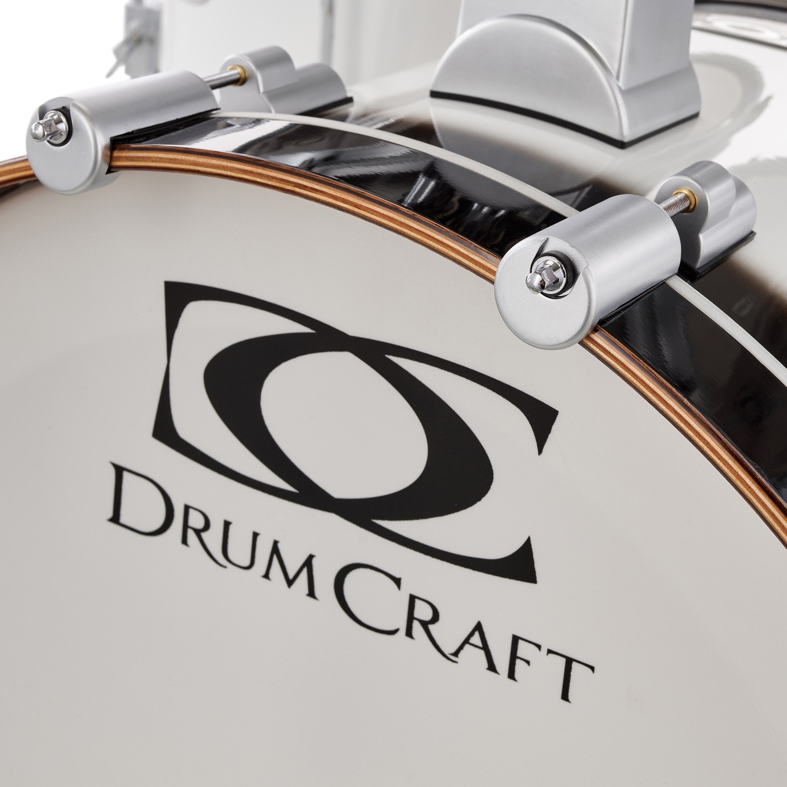 DrumCraft Bassdrumfell mit Herstellerlogo