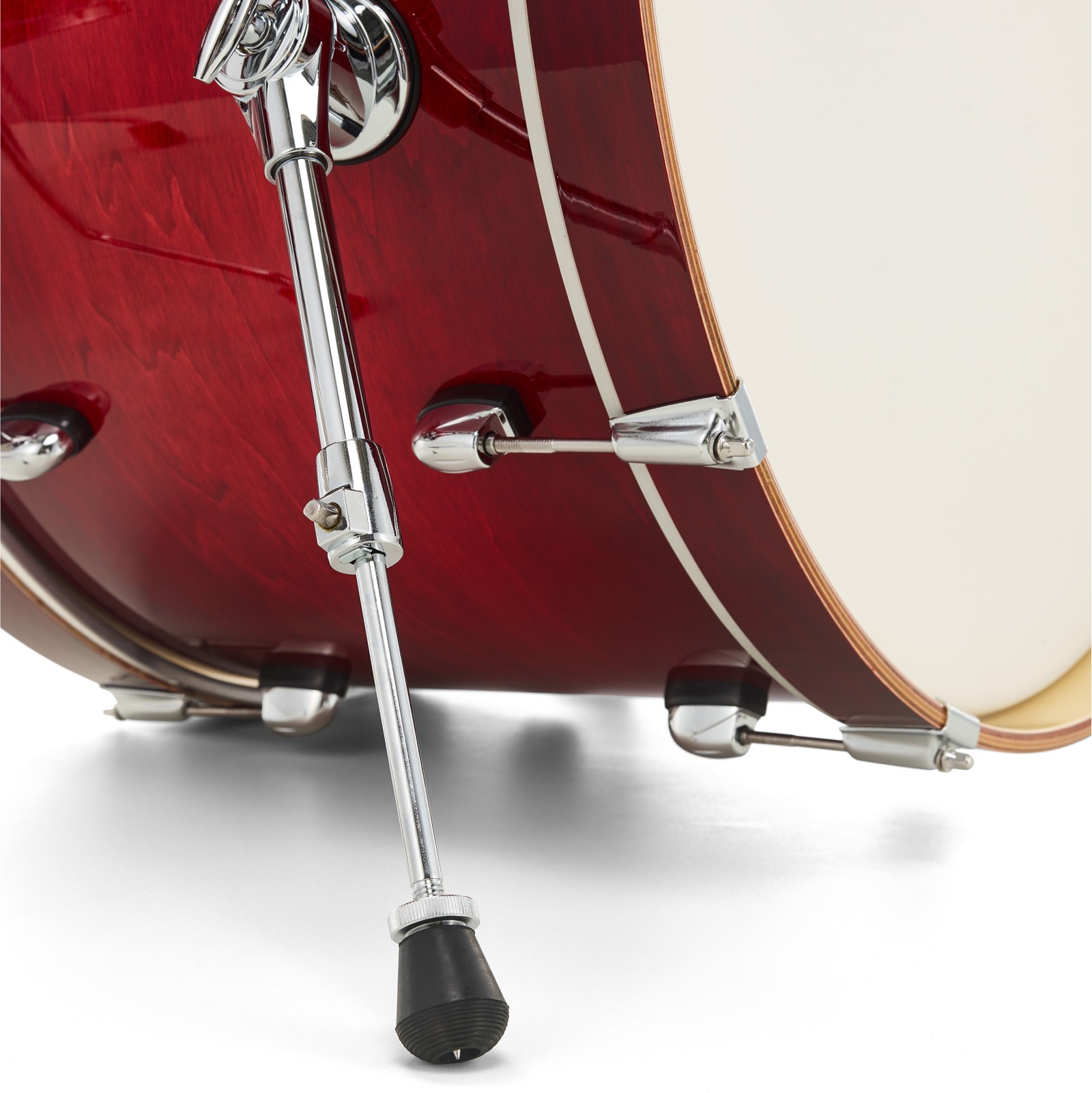 Bassdrum-Bein einer 24" x 14" Gretsch Catalina Club Bassdrum
