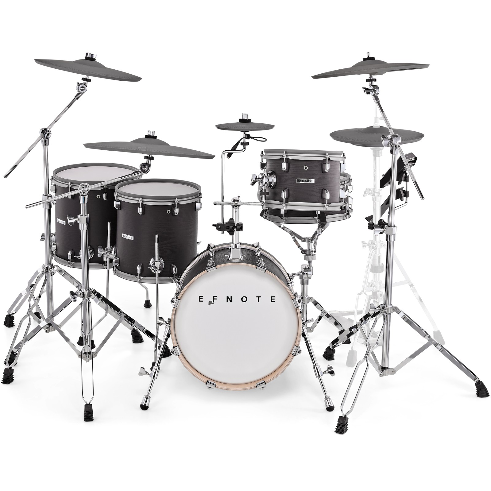 Frontview of the Efnote 5X E-Drum Set