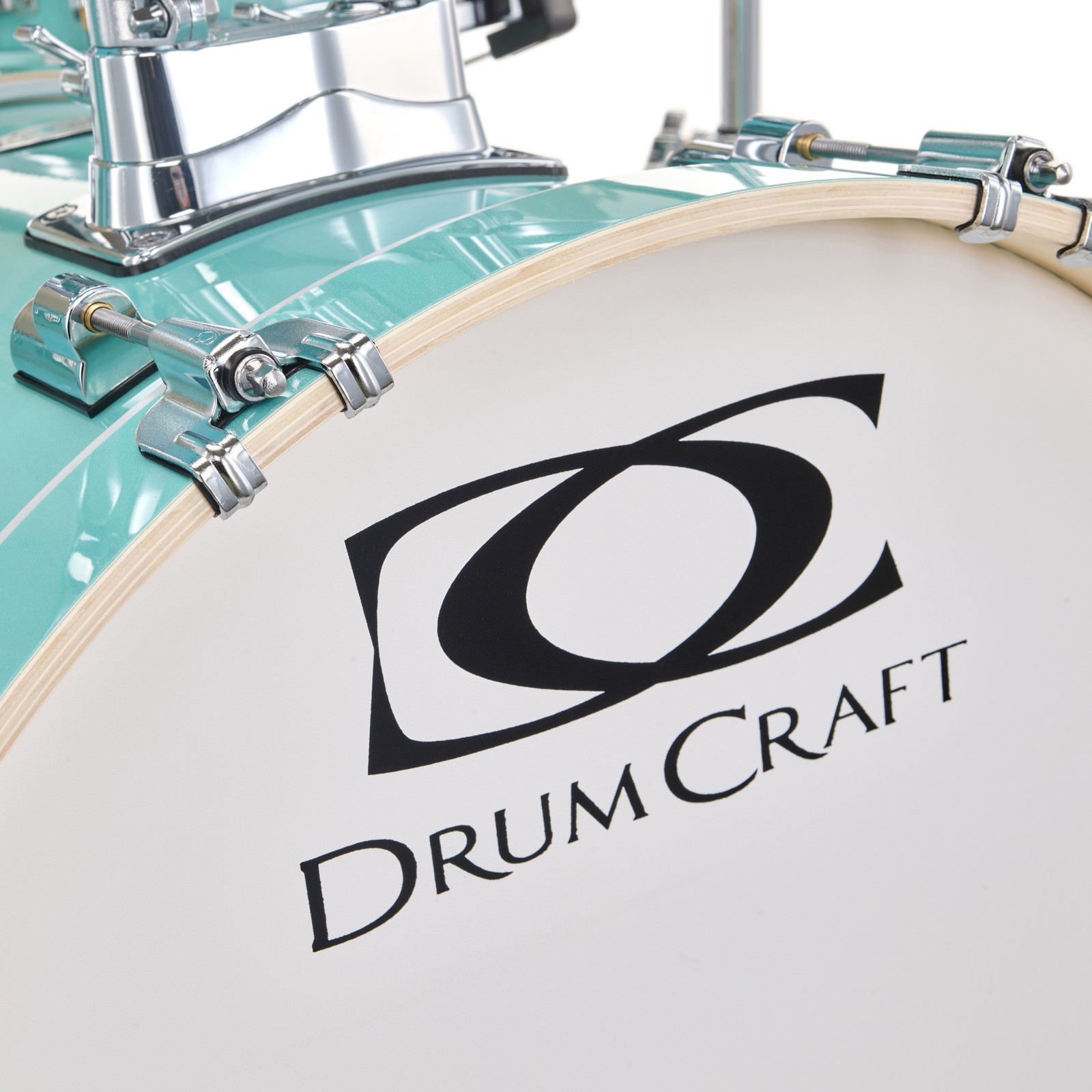 DrumCraft Bassdrum mit Herstellerlogo