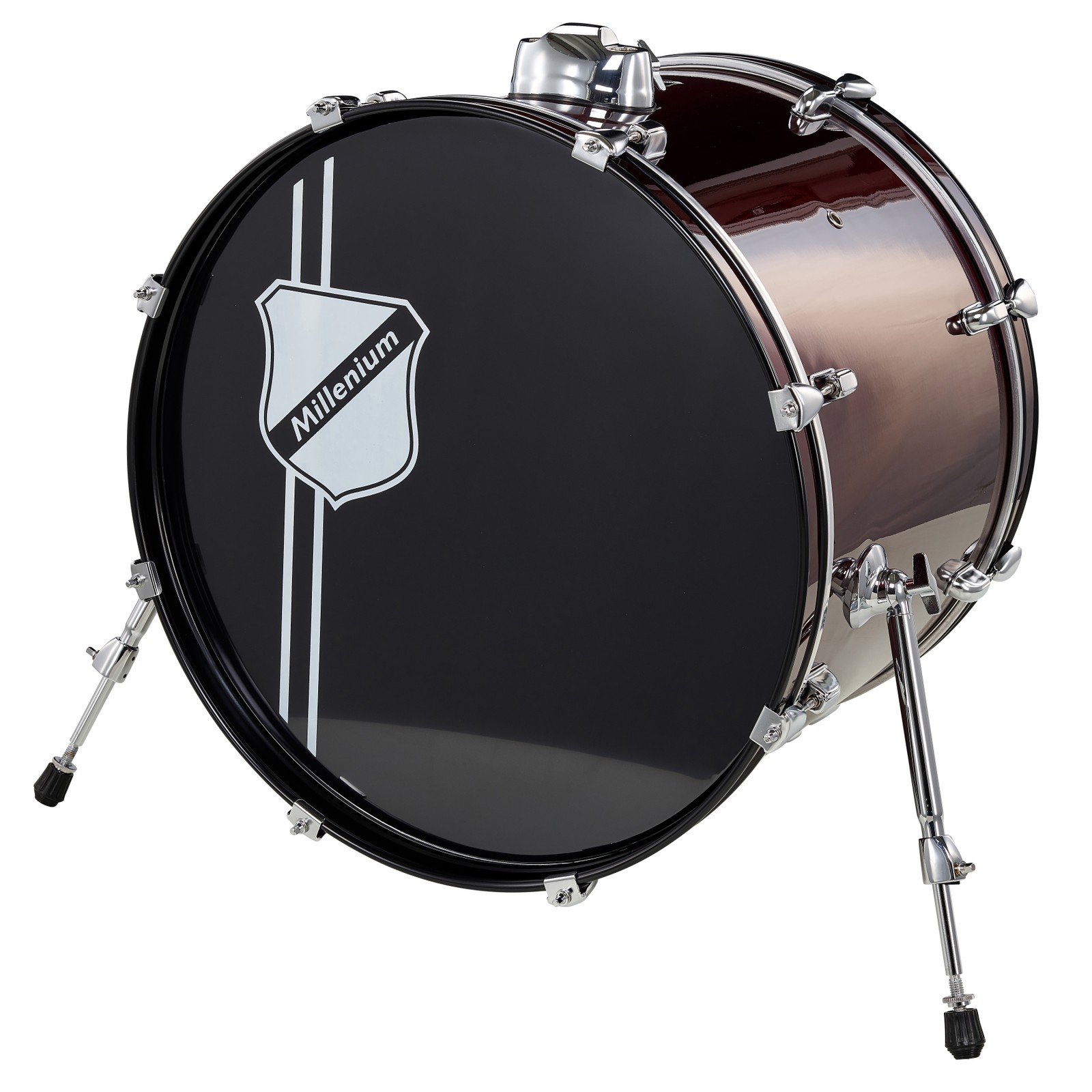 Millenium Focus 22"x16" Bass Drum Red