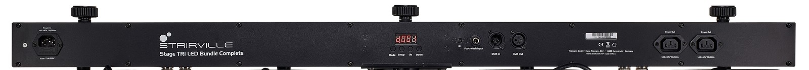 Rückansicht des Stairville Stage TRI LED Bundle Complete