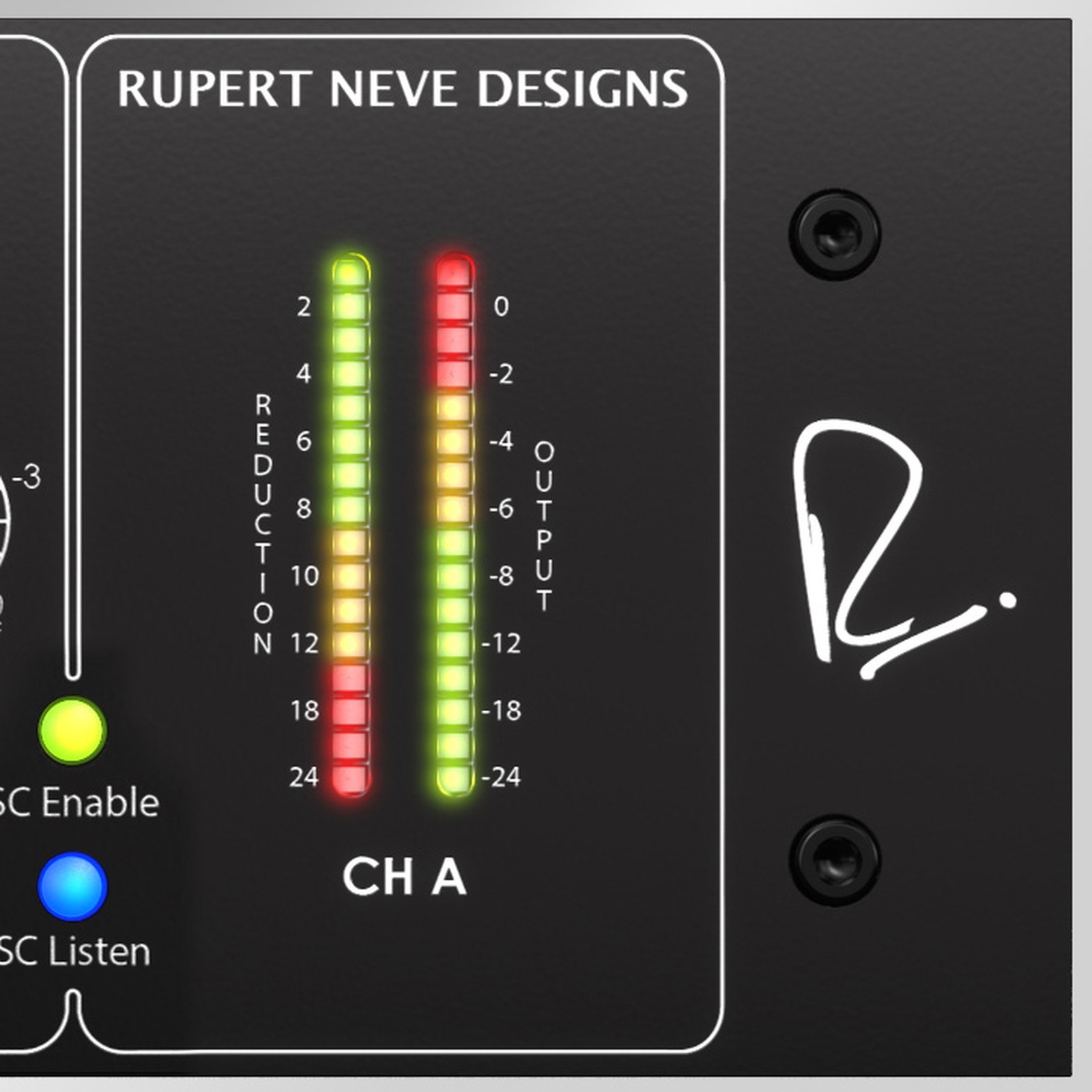 VU-Meter des Rupert Neve Designs Portico II MBP Plug-in 