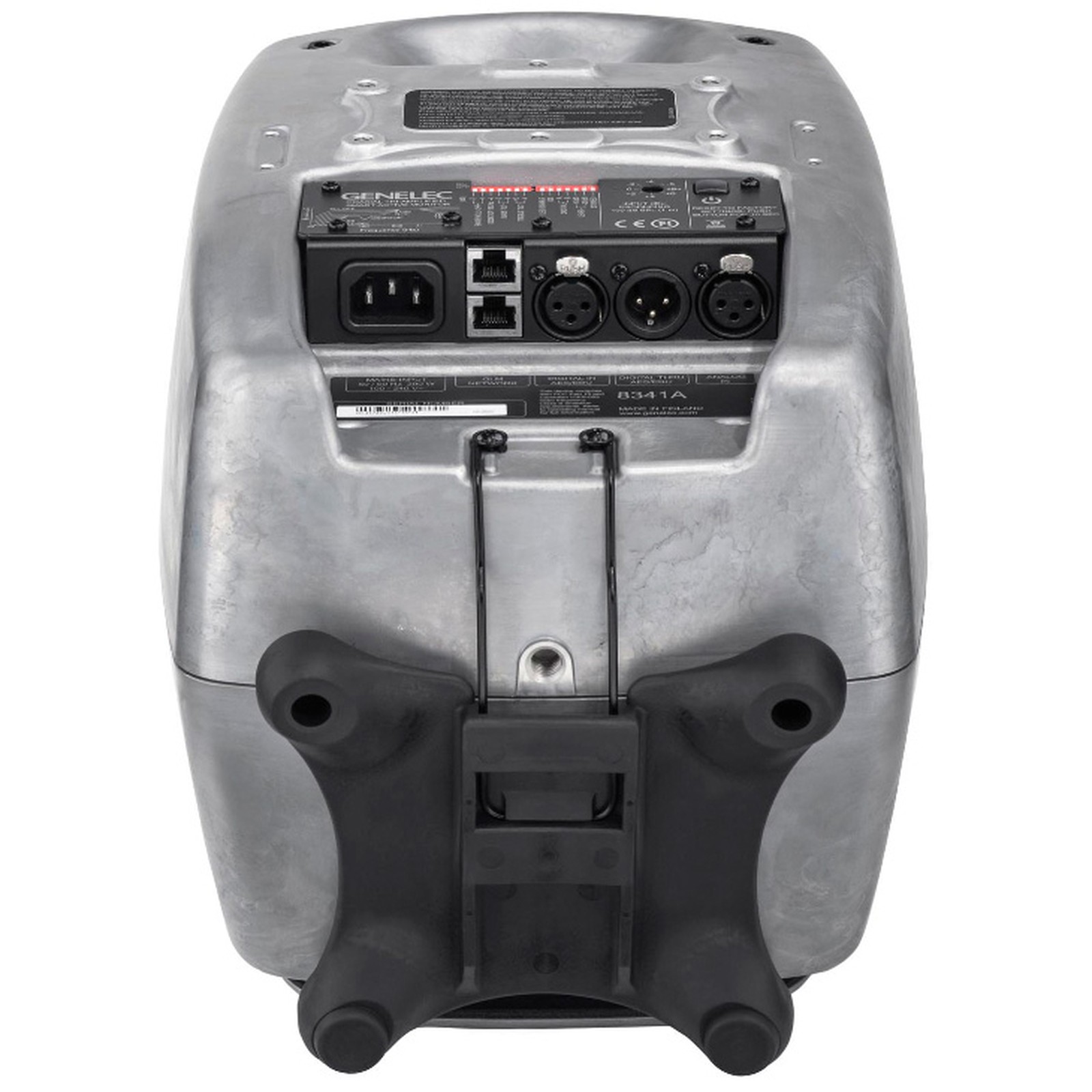 Back of the Genelec 8341 RAW, complete with connections
