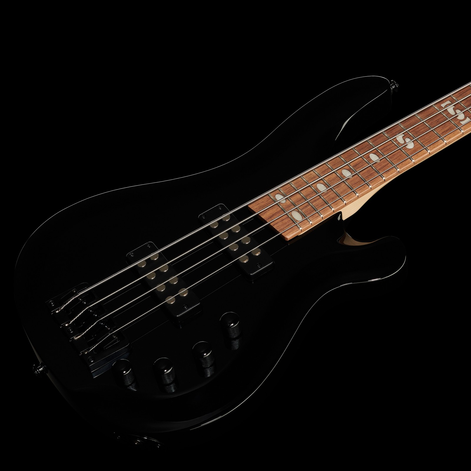 Humbucker Pickups im Harley Benton B-450 Black Progressive Serie E-Bass