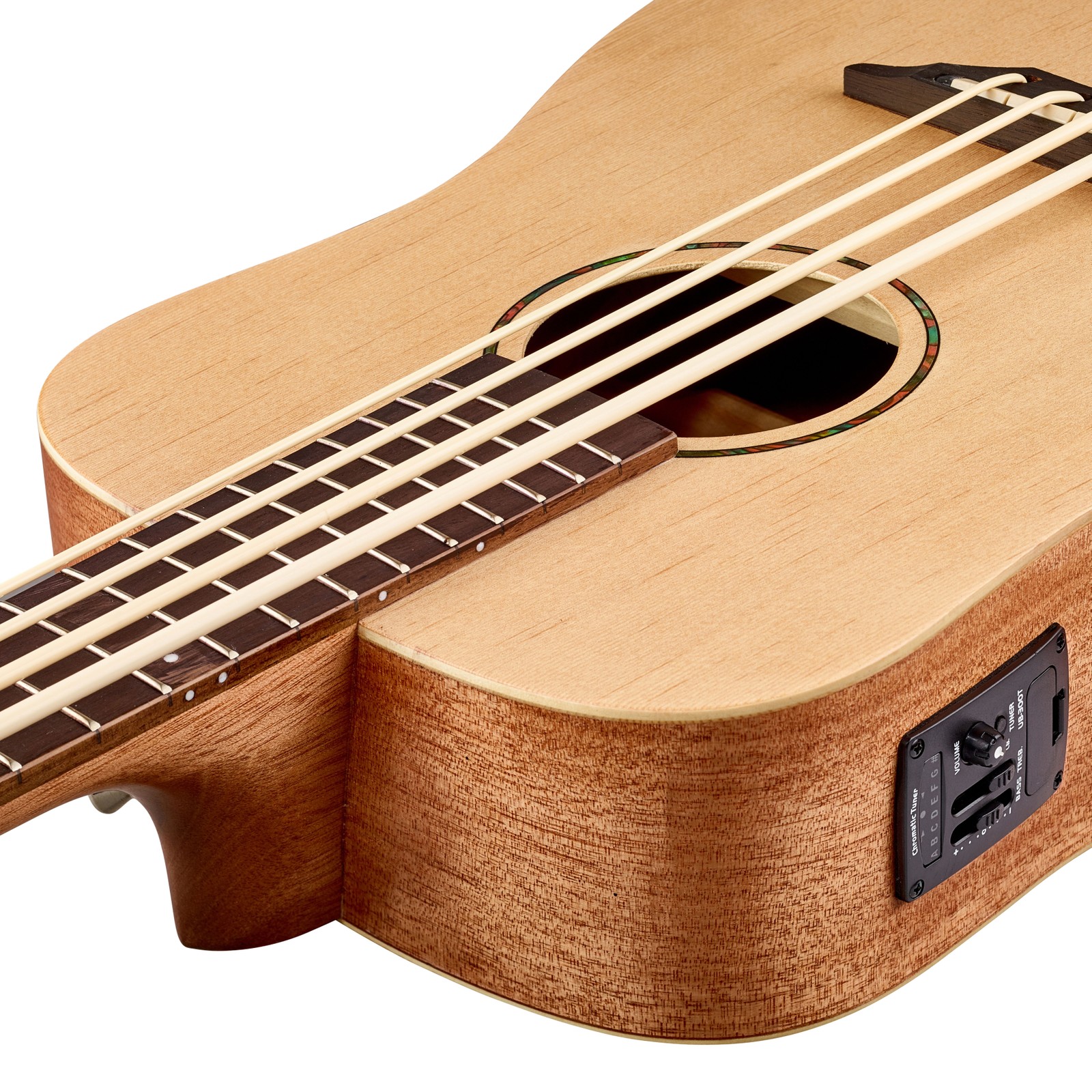 Harley Benton Kahuna CLU-Bass Ukulele mit Preamp in der Mahagoni Zarge