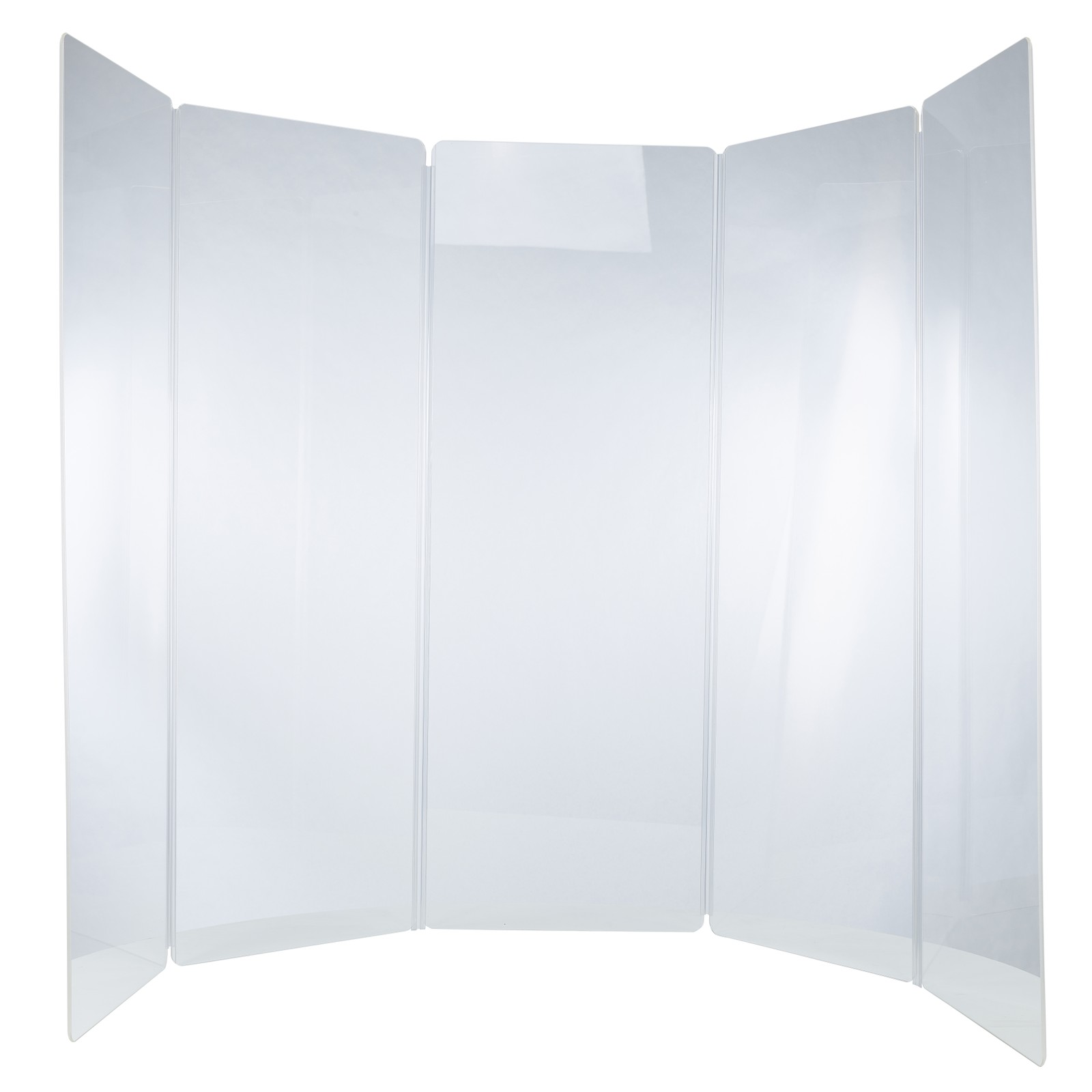Vue de face du panneau transparent DS5-5 Drum Shield de t.akustik