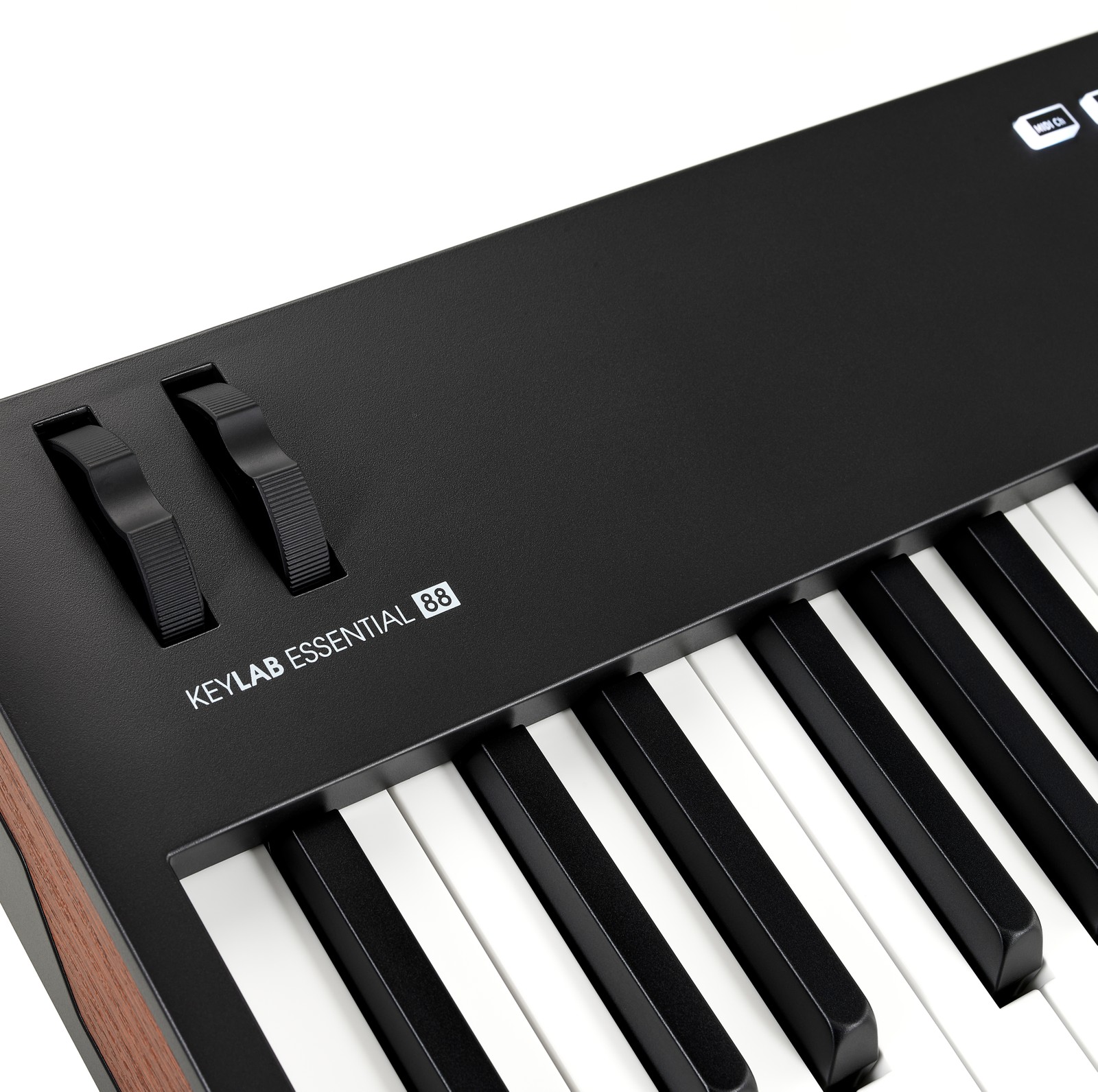 Arturia KeyLab Essential 88 MK3 Black, pitchbend and mod wheels