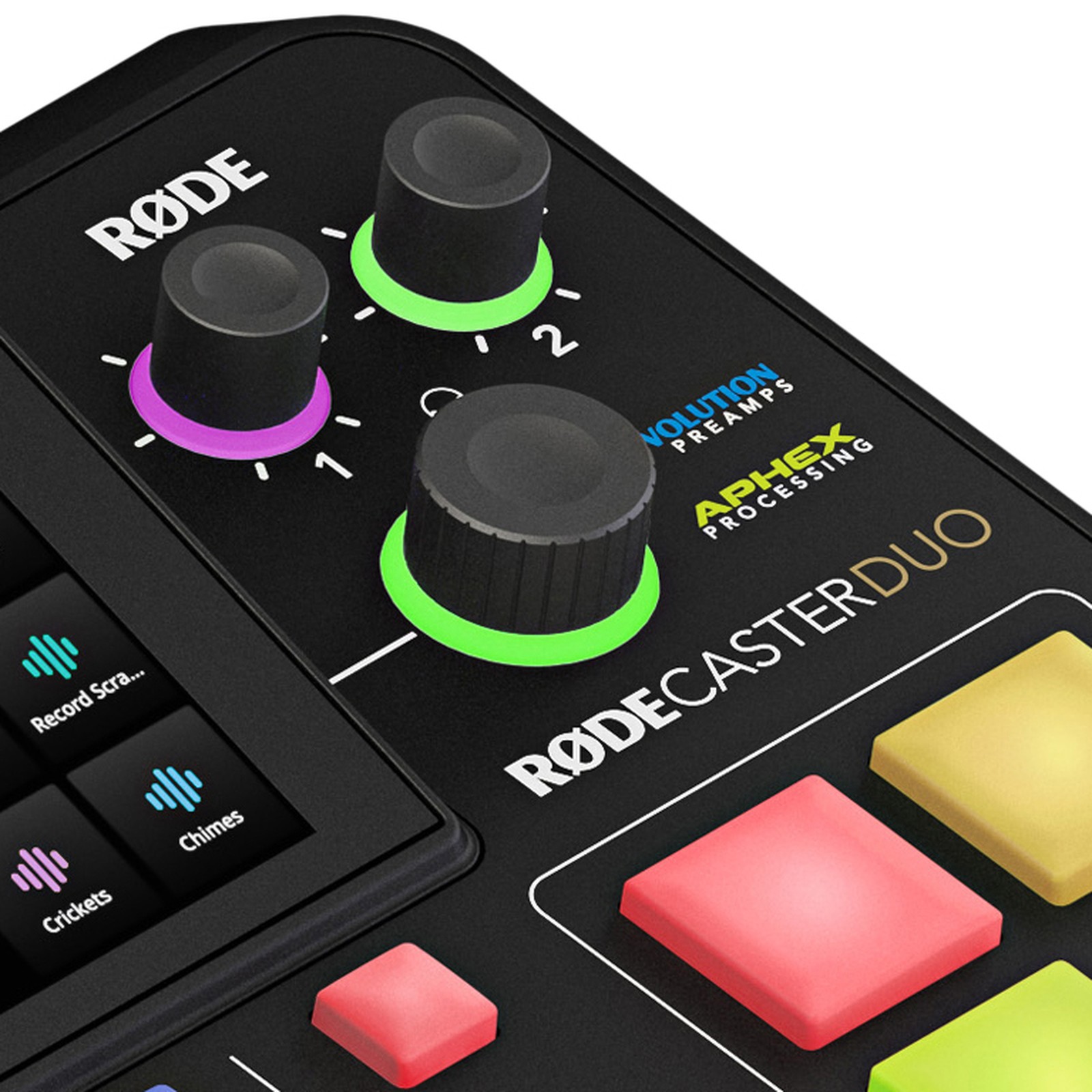 Rode Rodecaster Duo user interface