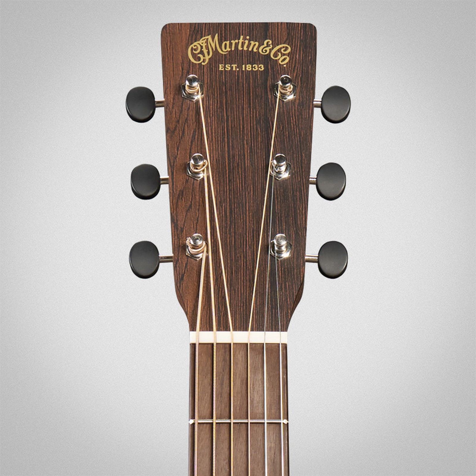 Martin Guitar D-10E Retro Sapele, Kopfplatte