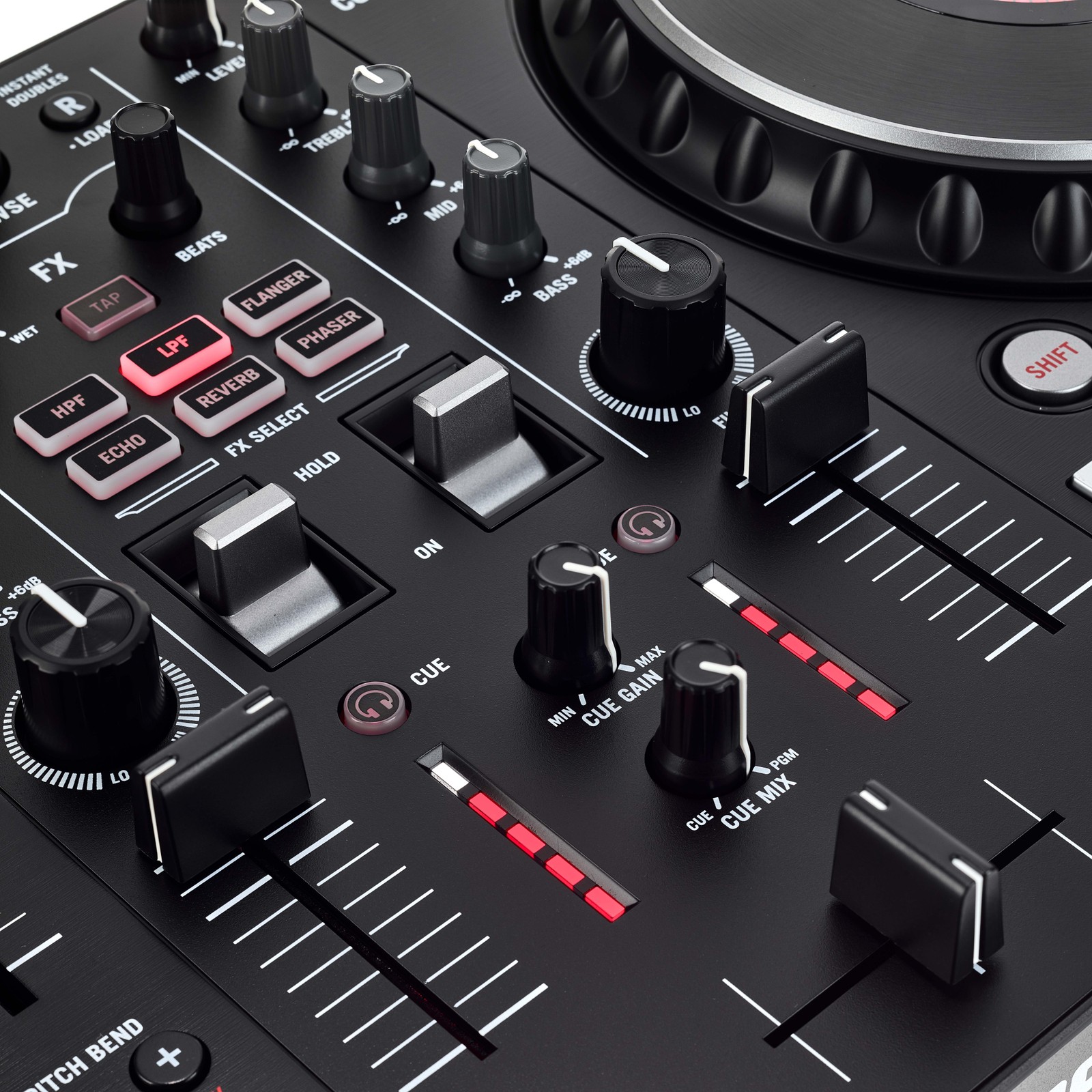 Numark Mixtrack Platinum FX faders