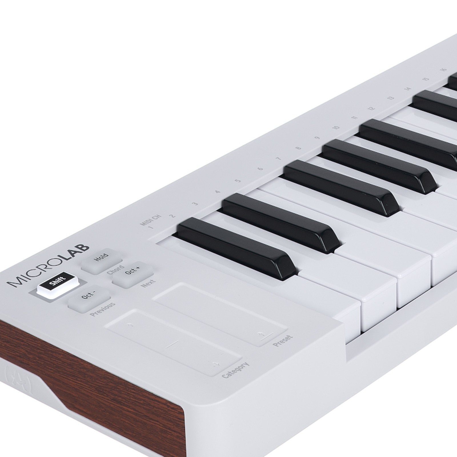Arturia MicroLab Mk3 White, USB-C MIDI Controller