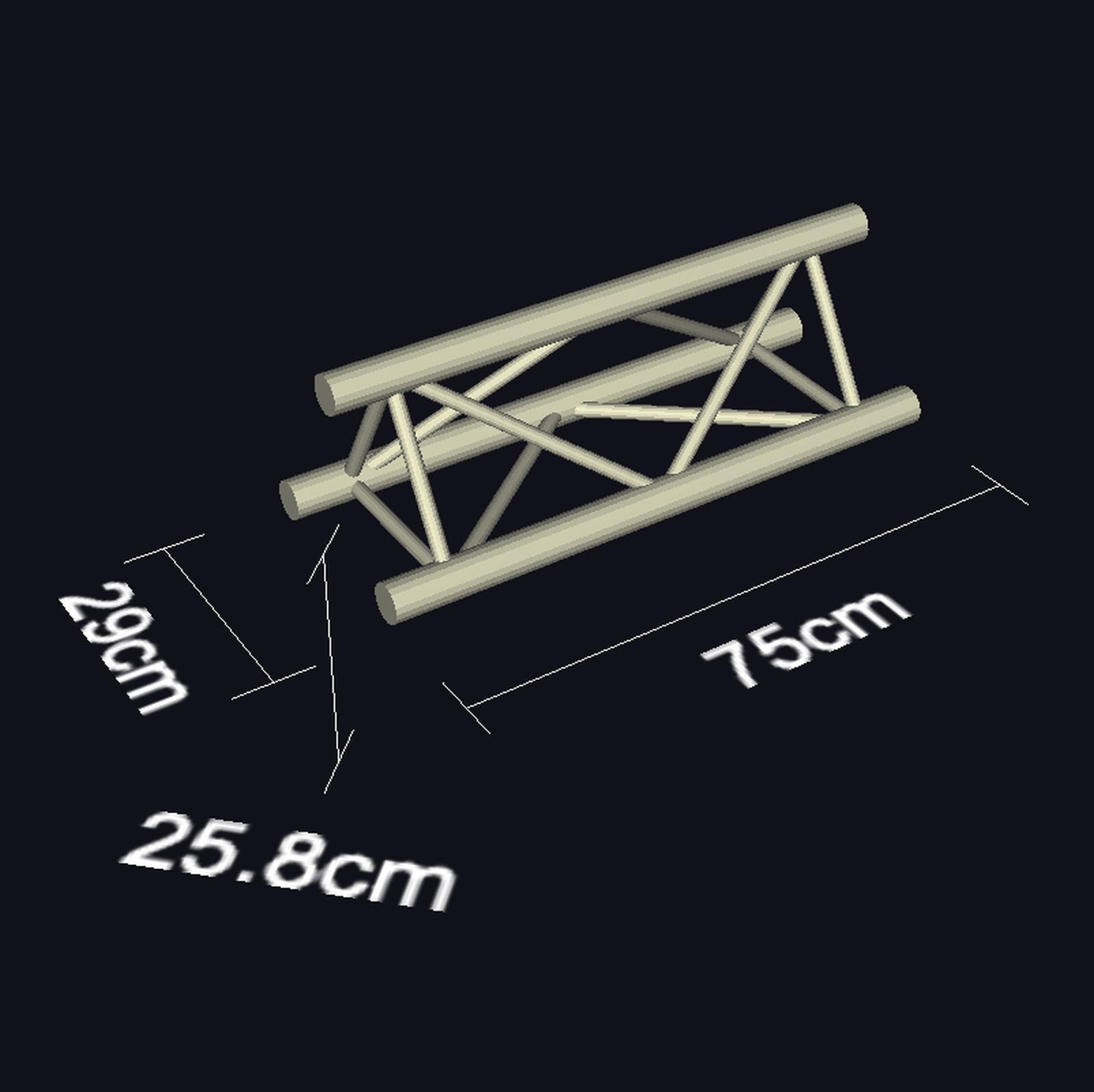 Global Truss F33075 Truss 0.75 m