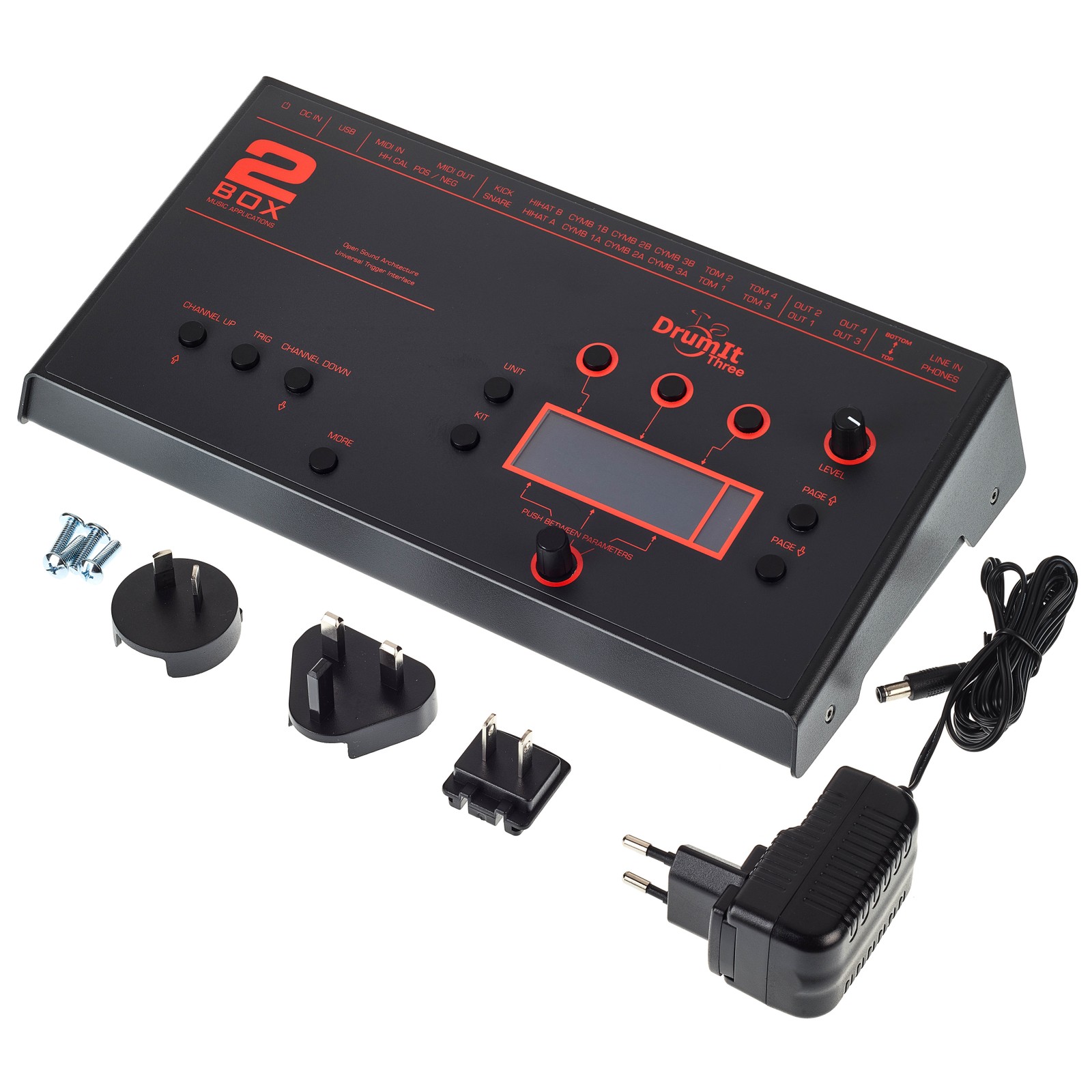 2box DrumIt Three E-Drum-Modul mit Zubehör