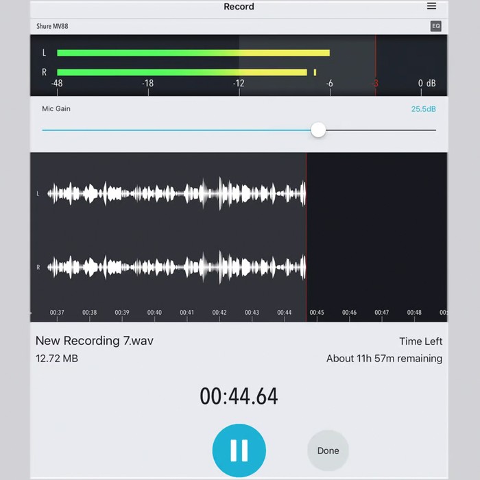 Die ShurePlus MOTIV Apps 