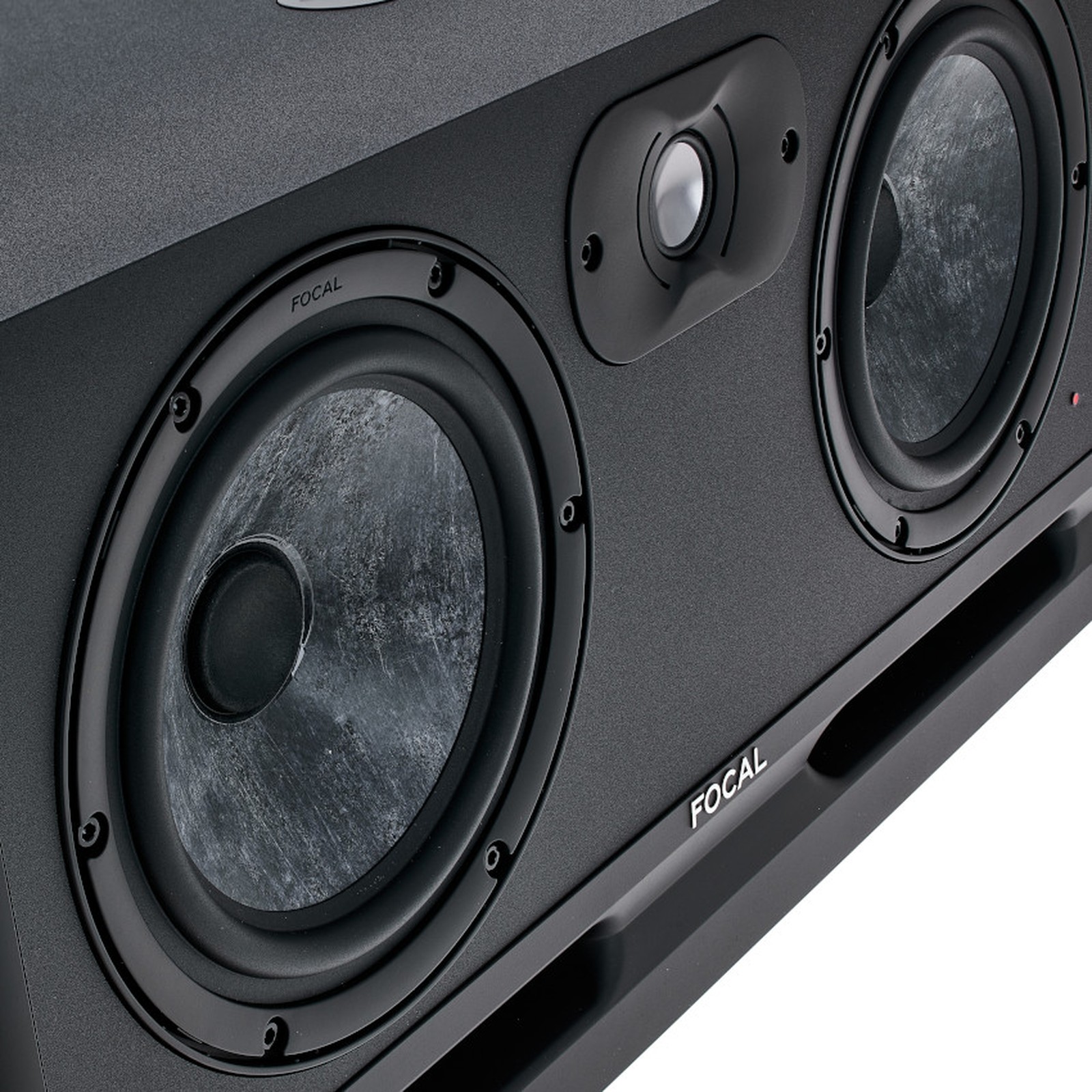Front view of the Focal Alpha Twin Evo studio monitor