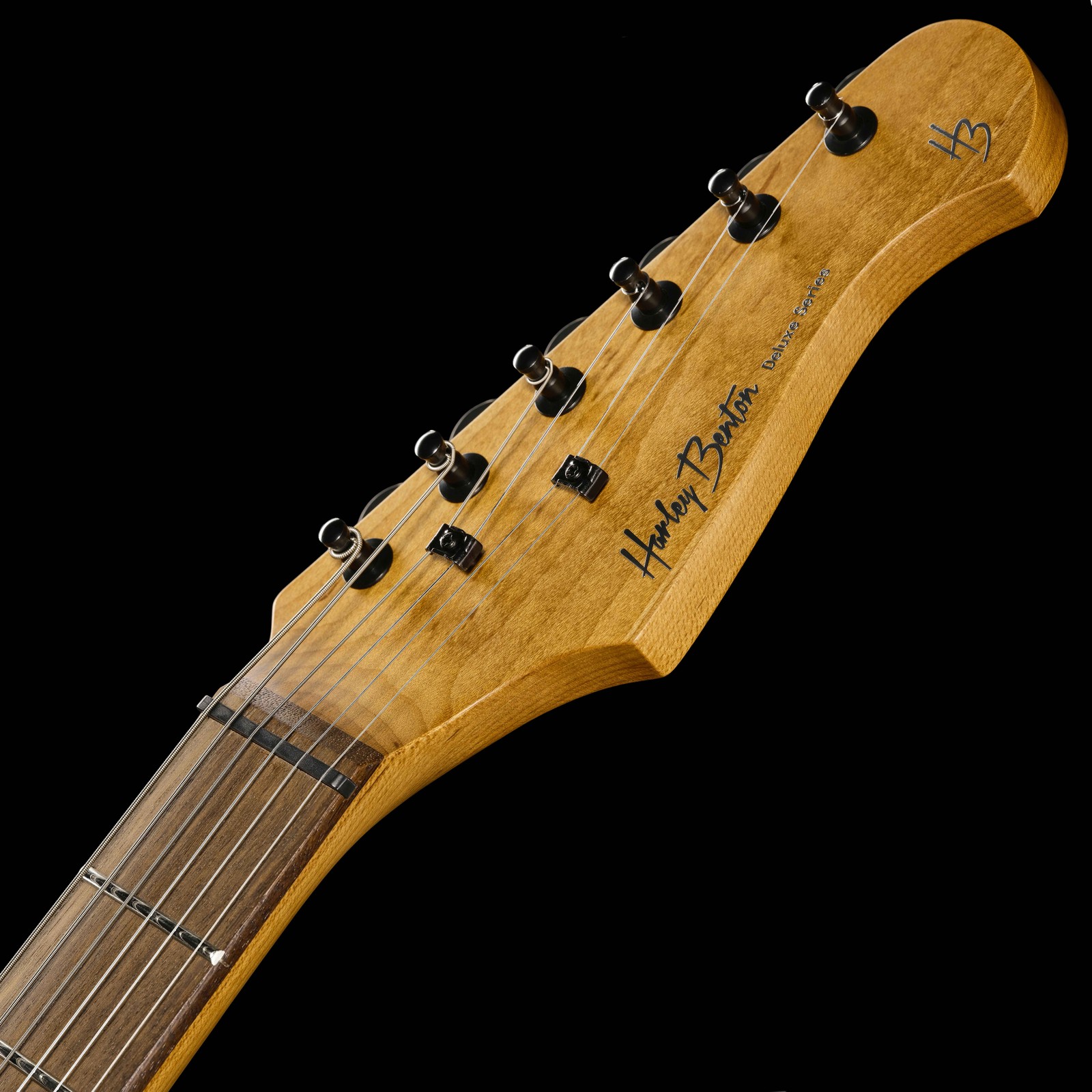 Kopfplatte der Harley Benton ST-Modern HH DS E-Gitarre