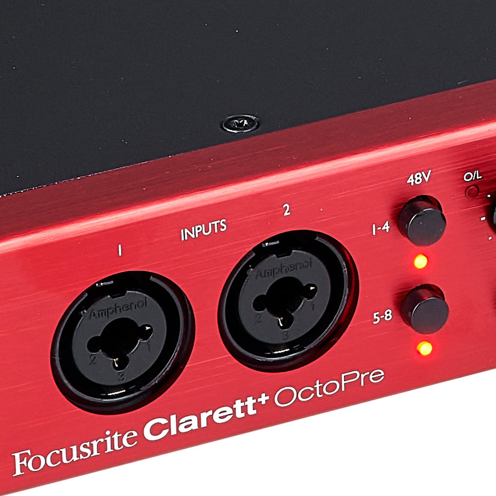 Entrées du Focusrite Clarett+ OctoPre