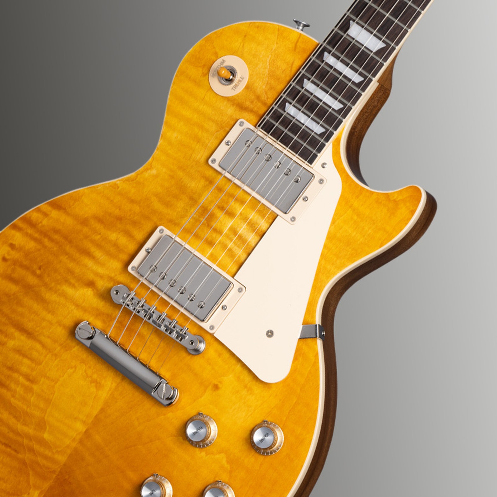 Korpus und Humbucker der Gibson Les Paul Standard 60s Honey Amber