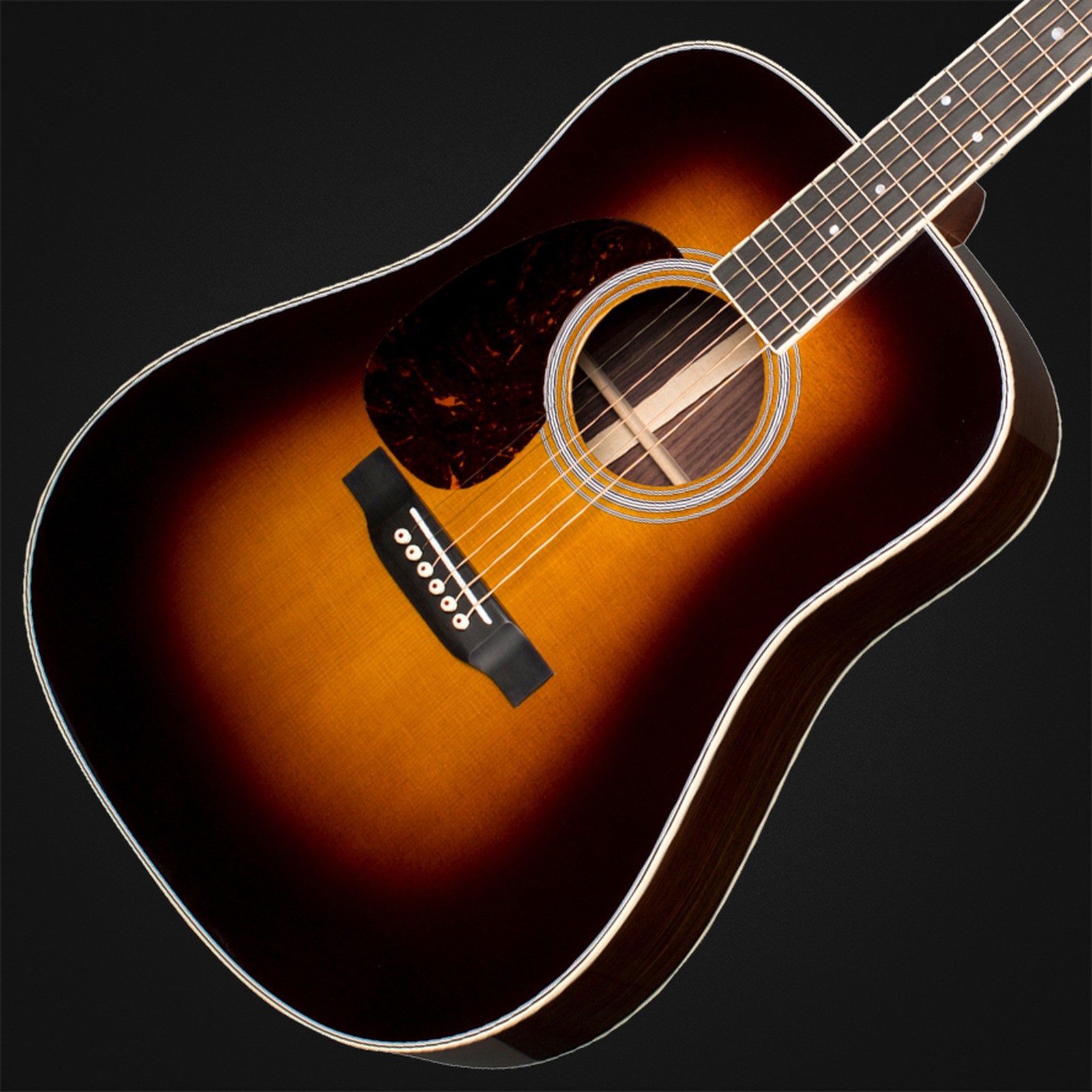 Decke der Martin Guitars D35 Sunburst LH