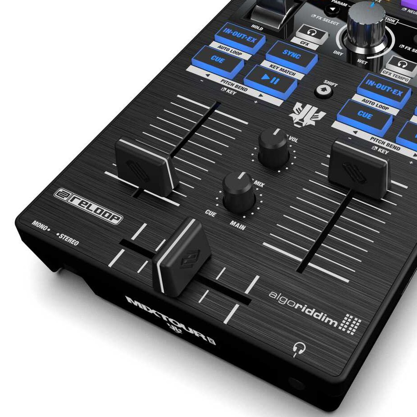 Fader auf dem Reloop Mixtour Pro