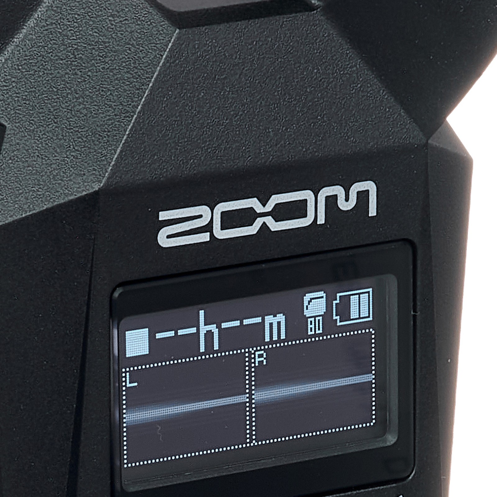 Zoom H1essential audio recorder display