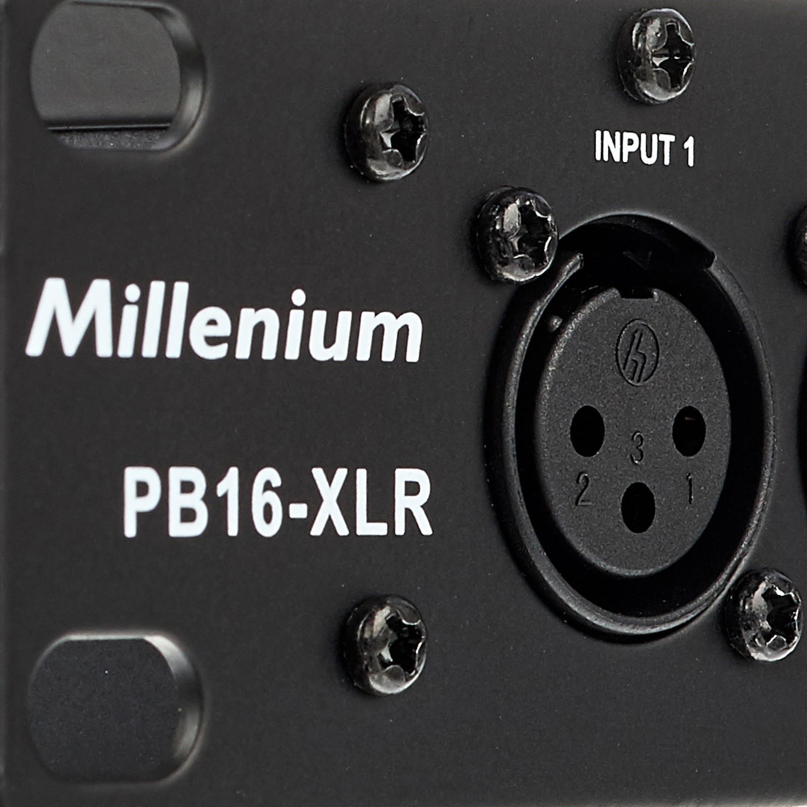Millenium PB16 XLR, manufacturer's logo