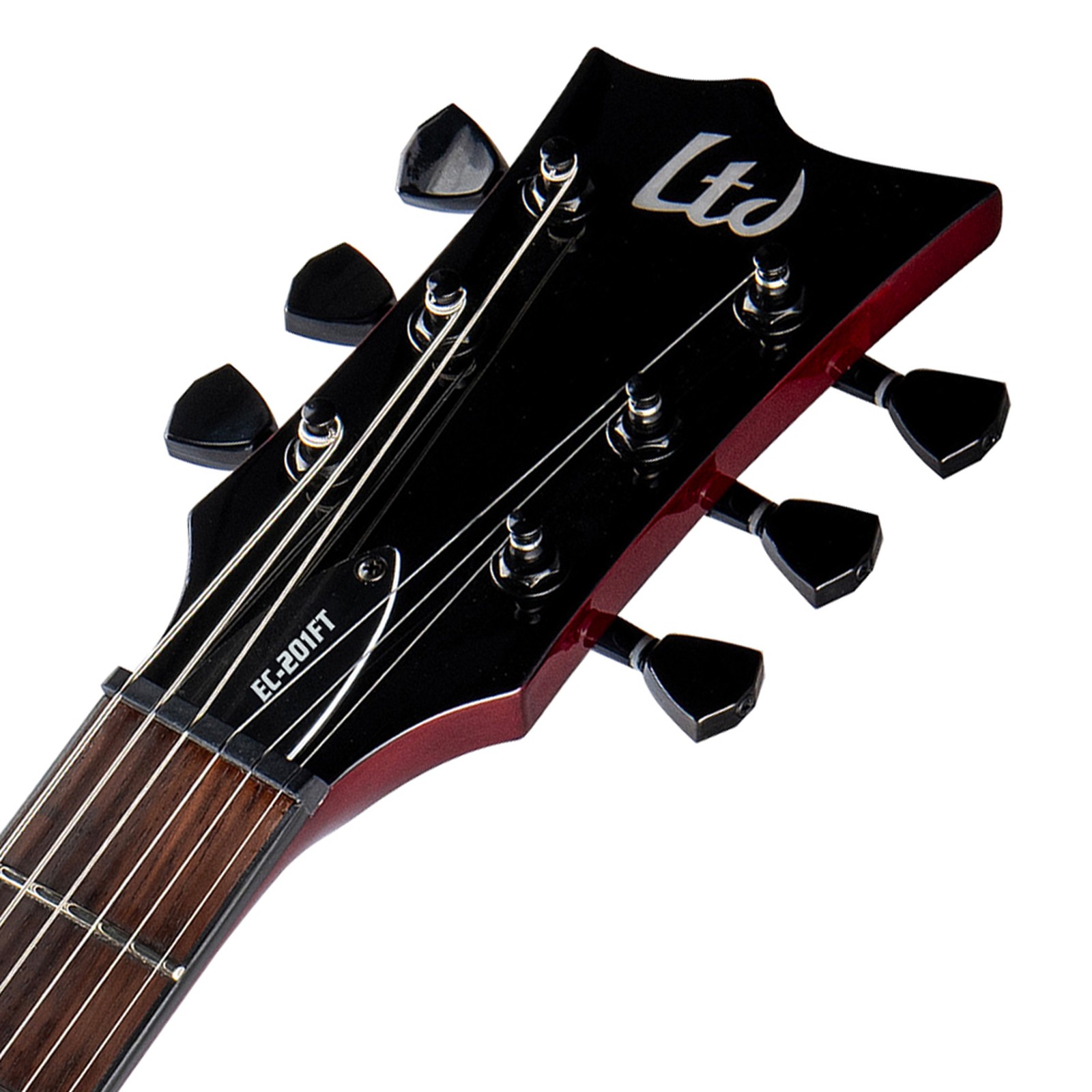 Kopfplatte der ESP LTD EC-201 FT See Thru BLK CH